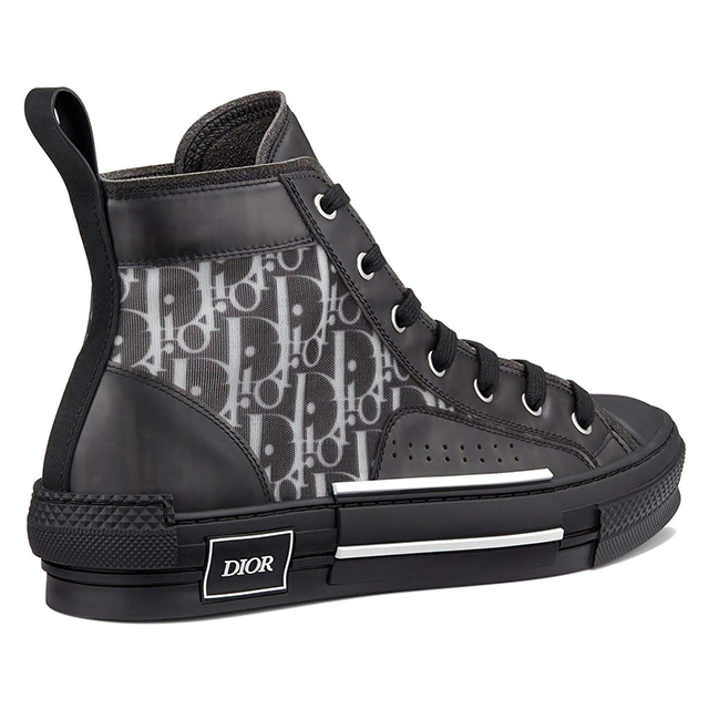 Dior B23 High Top ‘Canvas Oblique Black’ – Box Sneakers