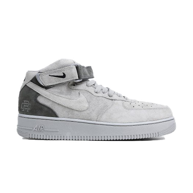 Reigning Champ x Nike – Air Force 1 Mid Grey Black – Box Sneakers