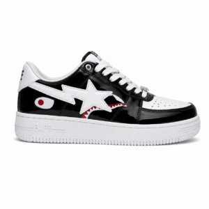 A Bathing Ape Bape Sta Low Color Block Shark Black