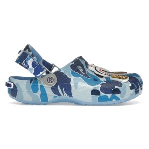 Crocs Classic Clog A Bathing Ape ABC Camo Blue