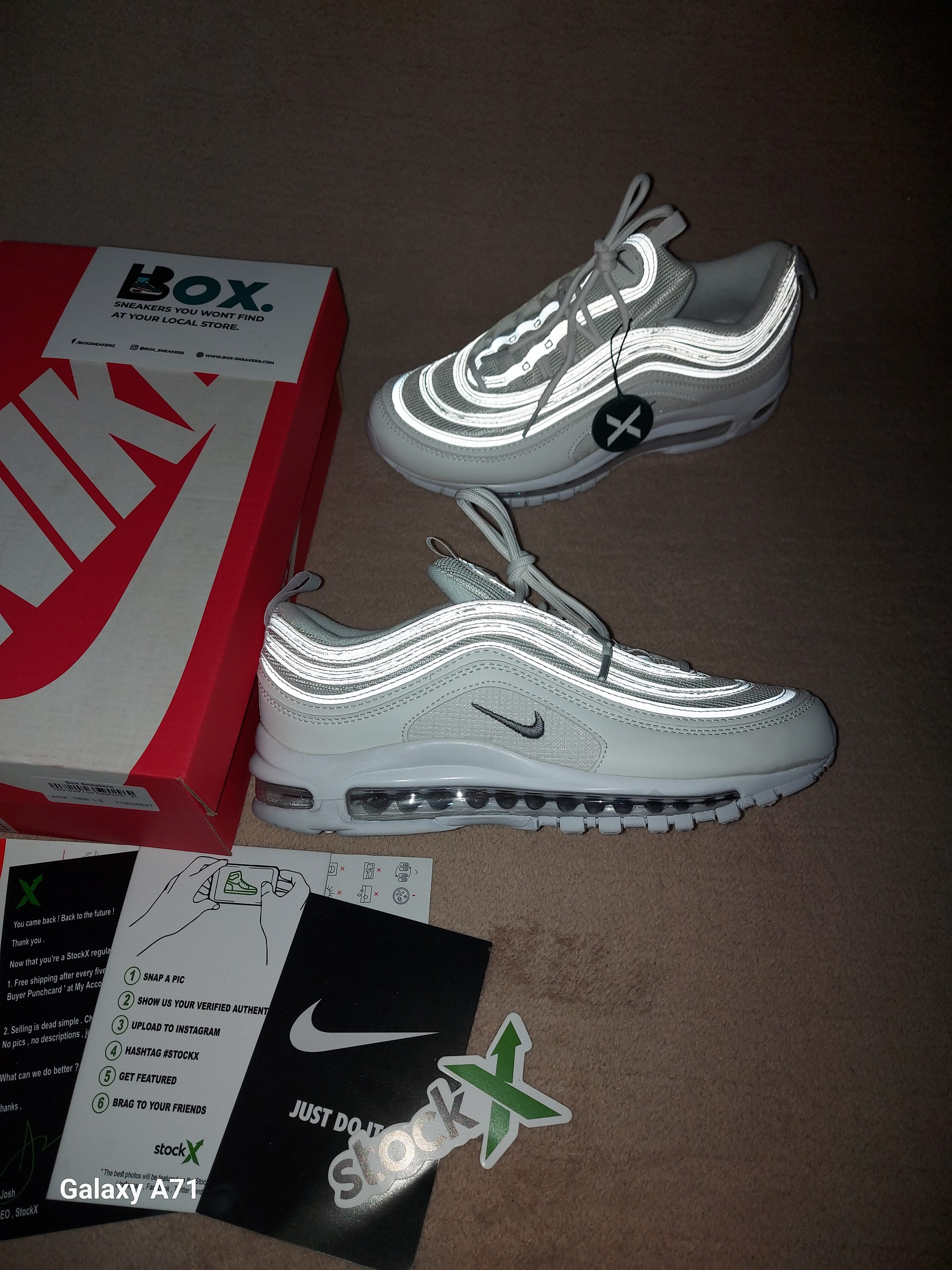 Nike Air Max 97 'Triple White Wolf Grey' - Image 3