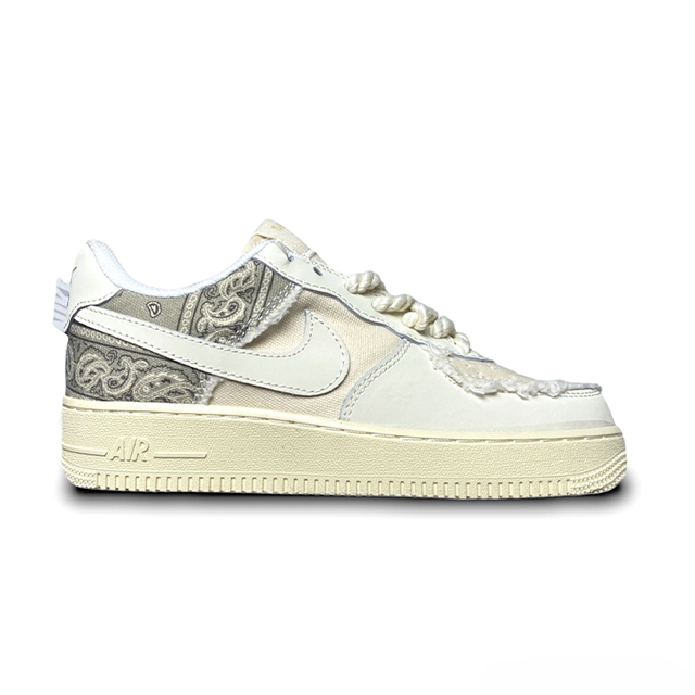 Nike Air force 1 Low 'TU Big Bang Chunky' Lace Bandana Custom
