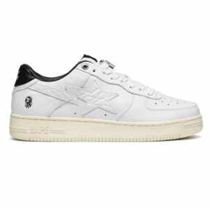 A Bathing Ape Bape Sta Black White Silver