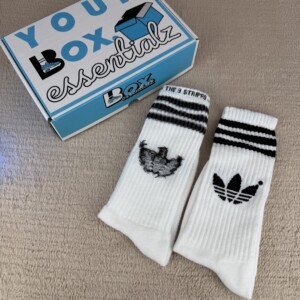Adidas BV Crew Socks White