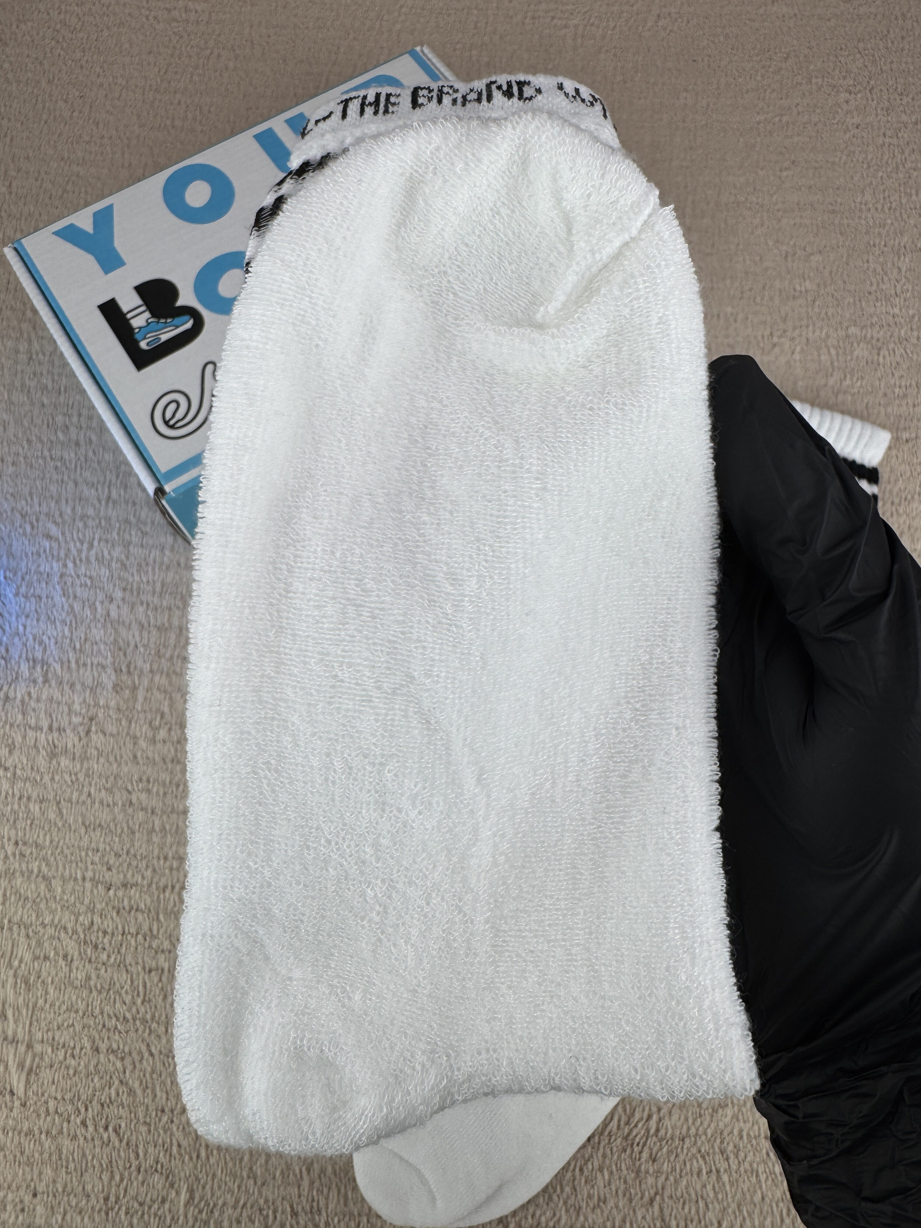 Adidas BV Crew Socks White - Image 3