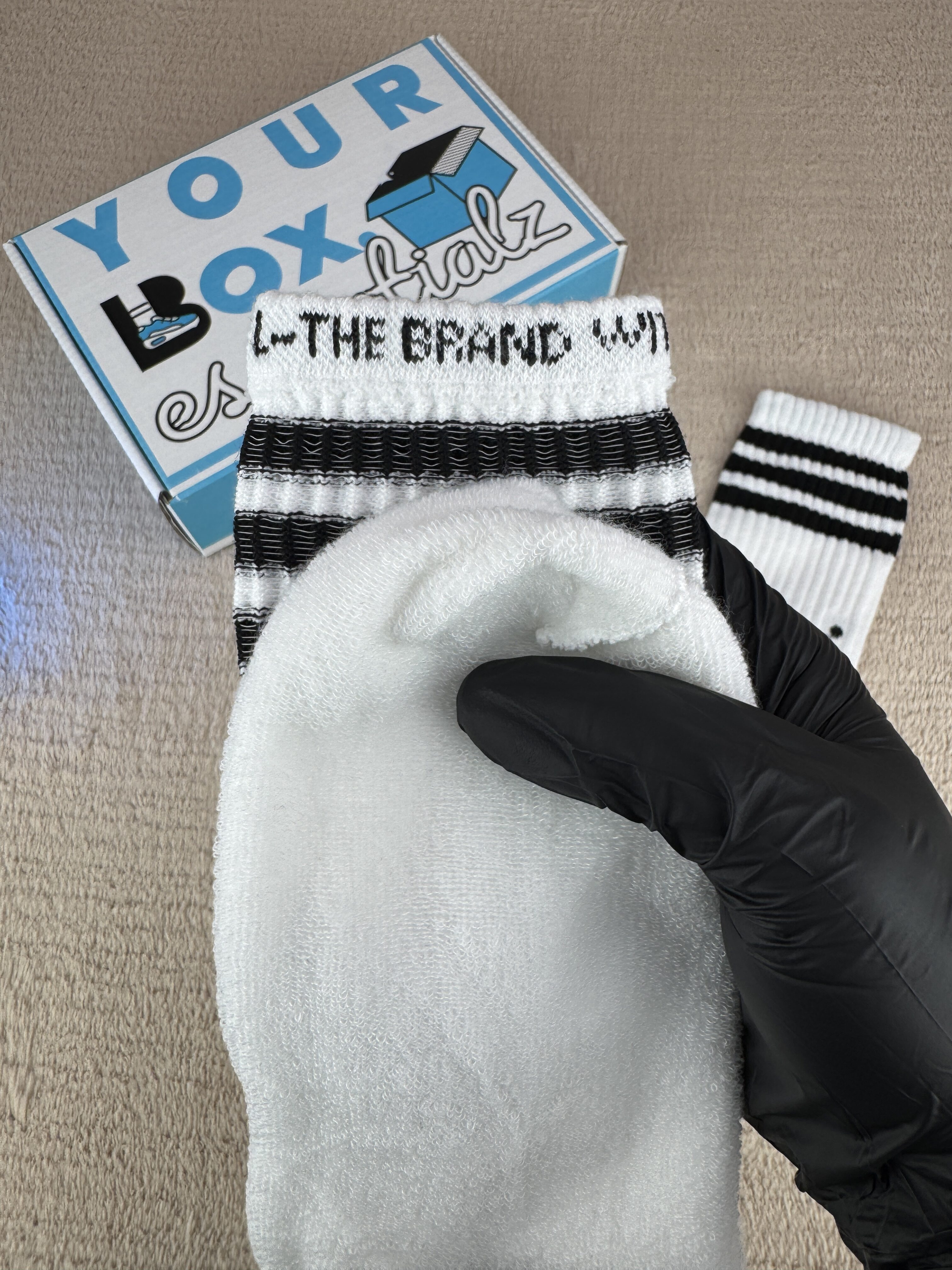 Adidas BV Crew Socks White - Image 5