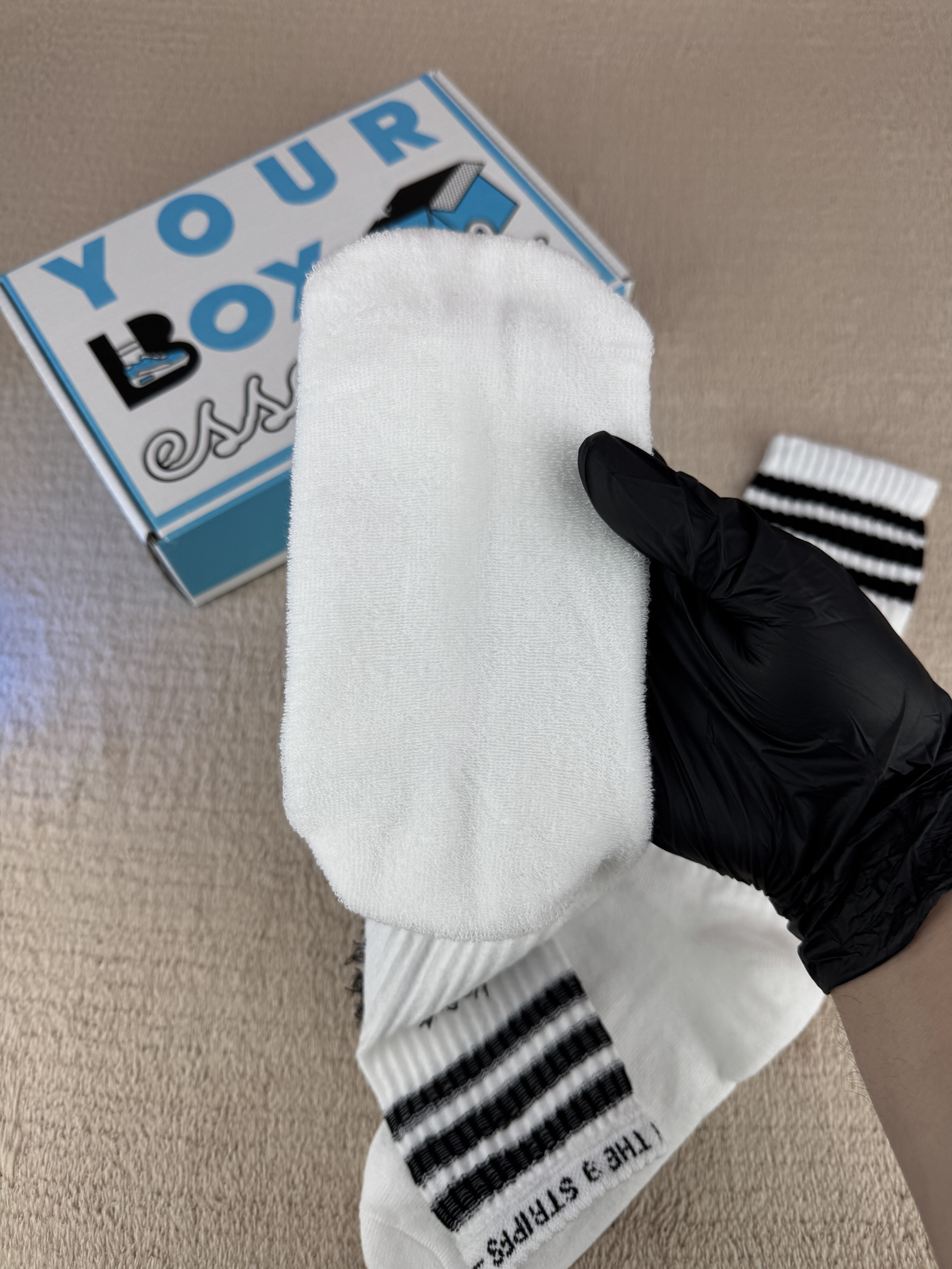 Adidas BV Crew Socks White - Image 6