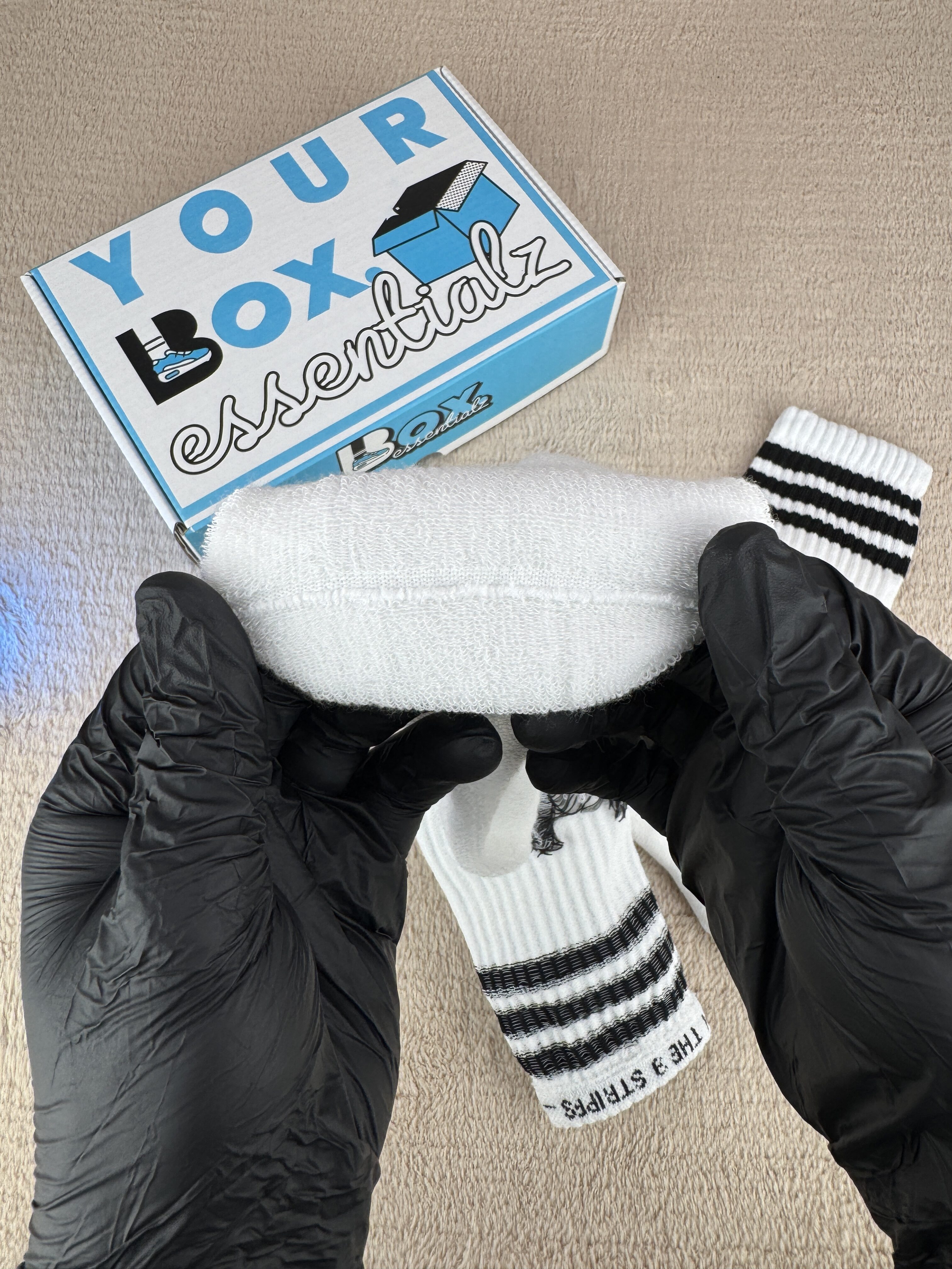 Adidas BV Crew Socks White - Image 7