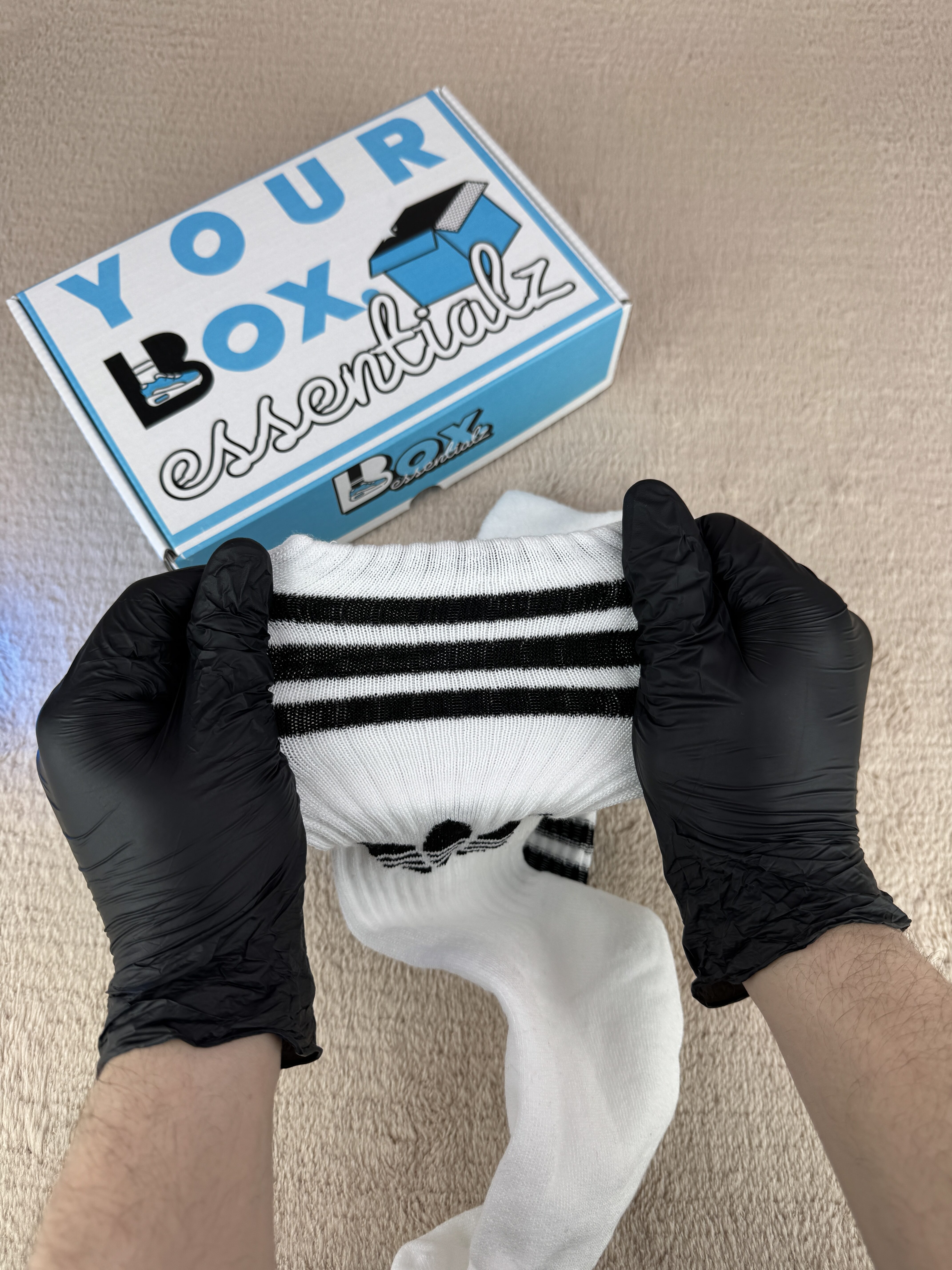 Adidas BV Crew Socks White - Image 10