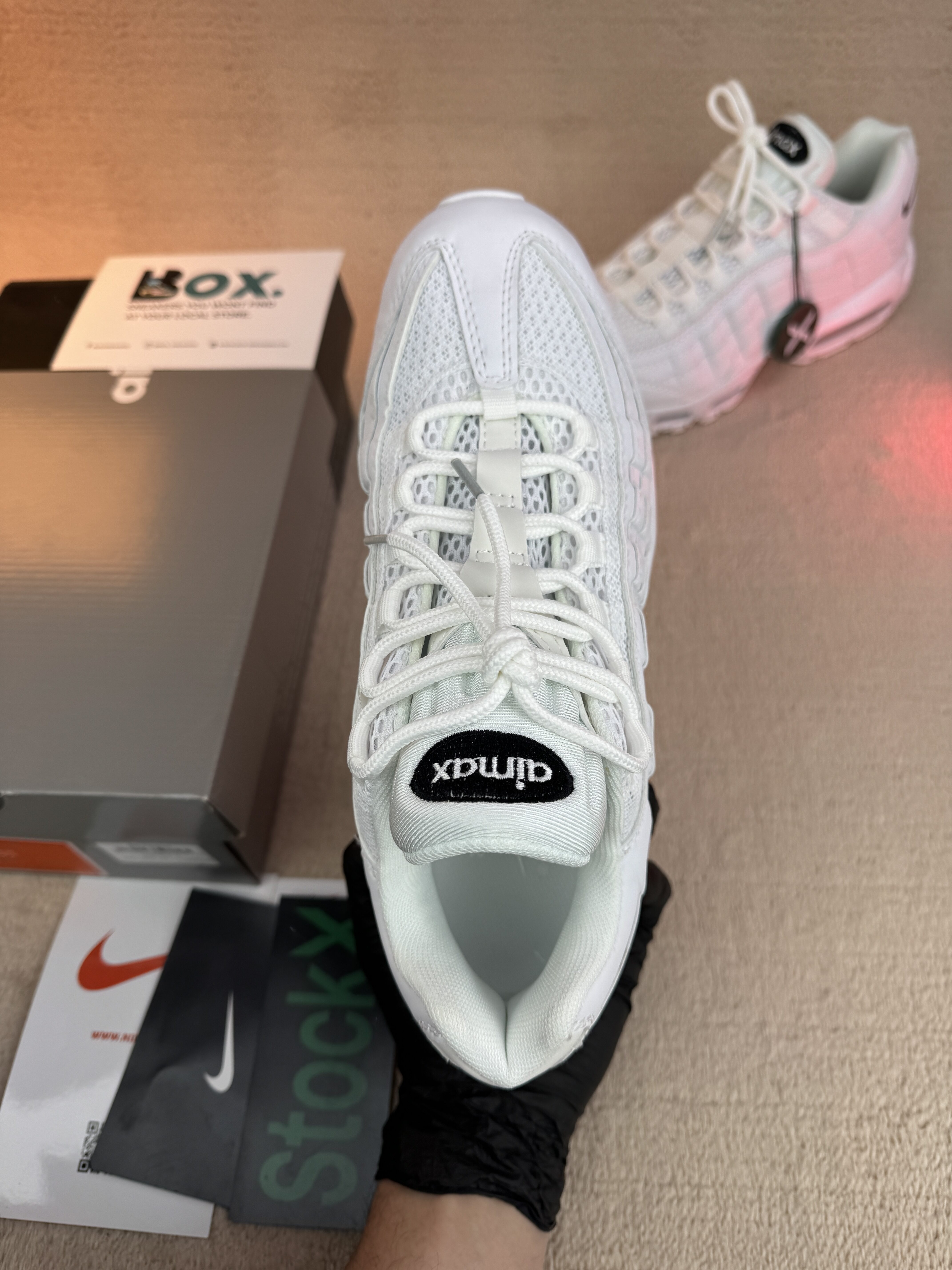 Nike Air Max 95 Essential White Black - Image 11