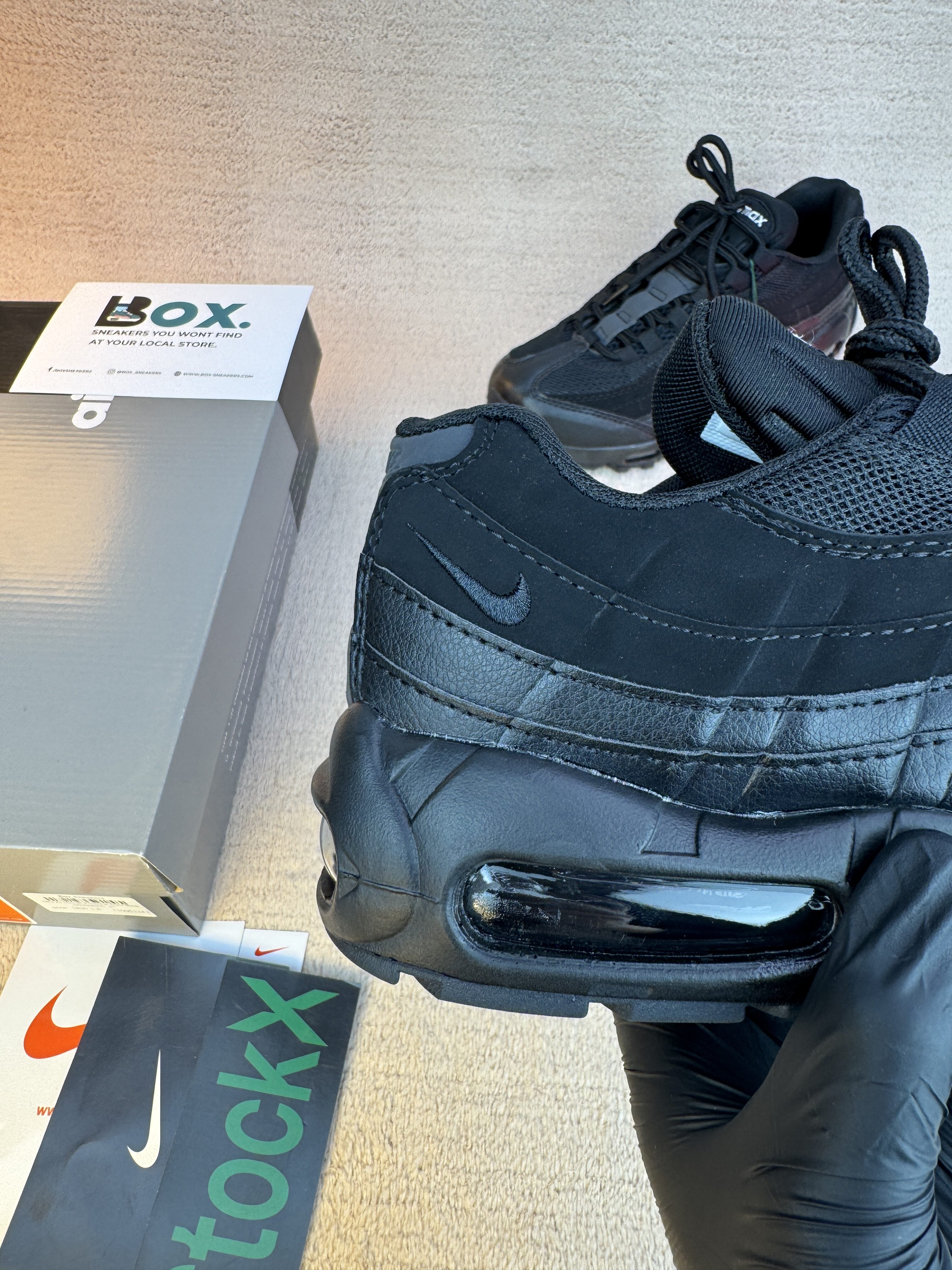 Nike Air Max 95 Essential Triple Black - Image 4
