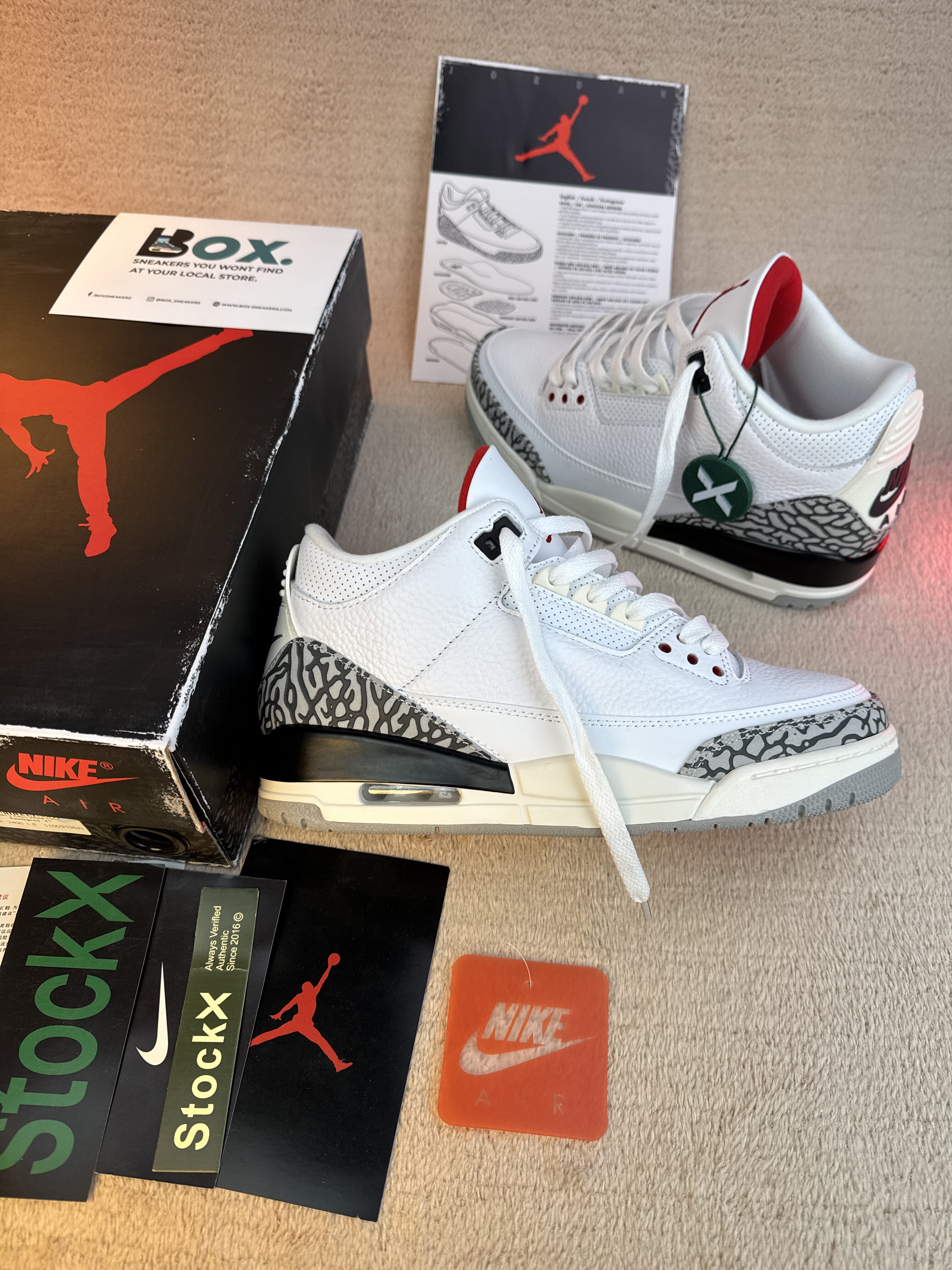 Jordan 3 Retro White Cement Reimagined - Image 2