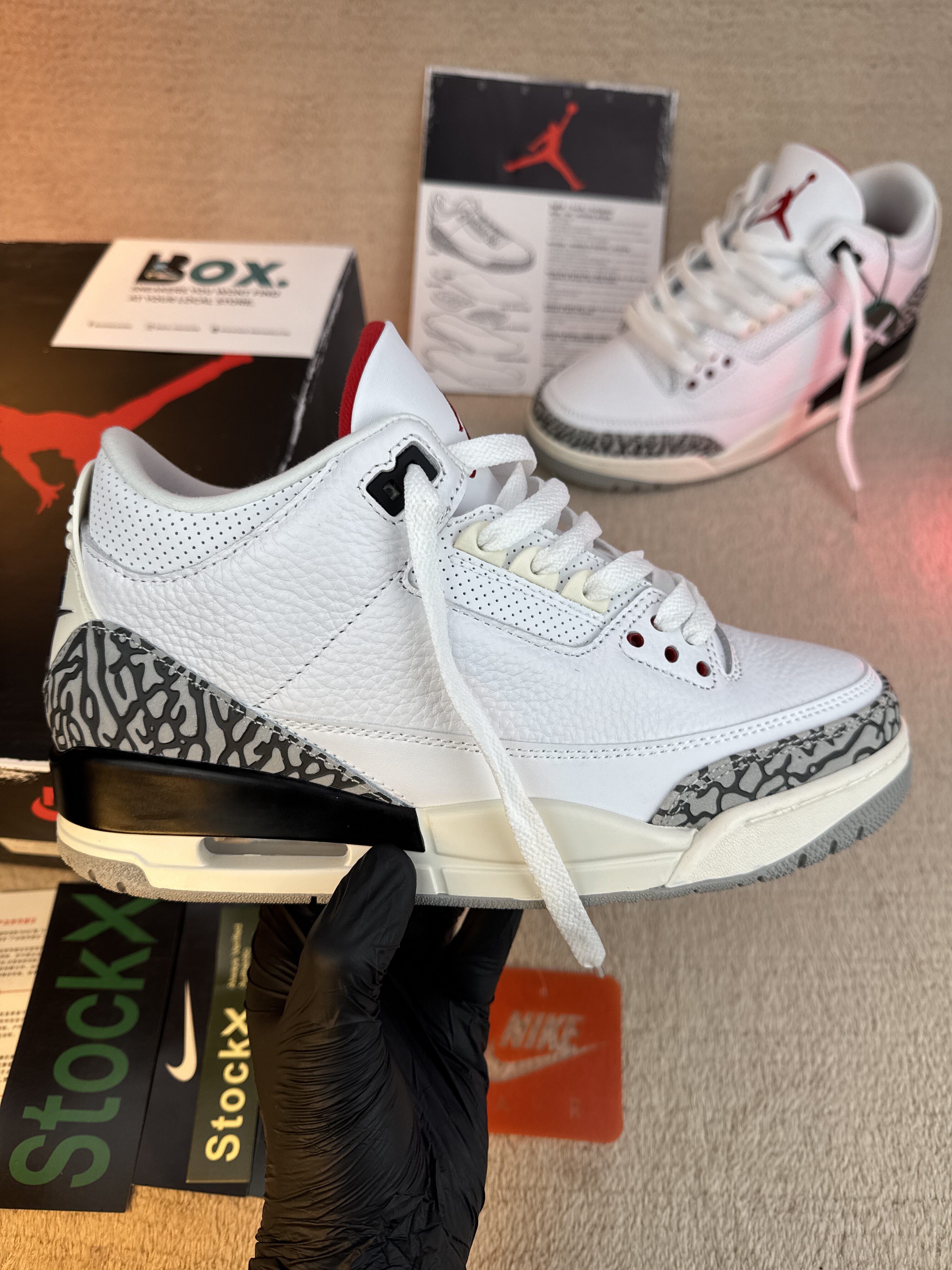 Jordan 3 Retro White Cement Reimagined - Image 3