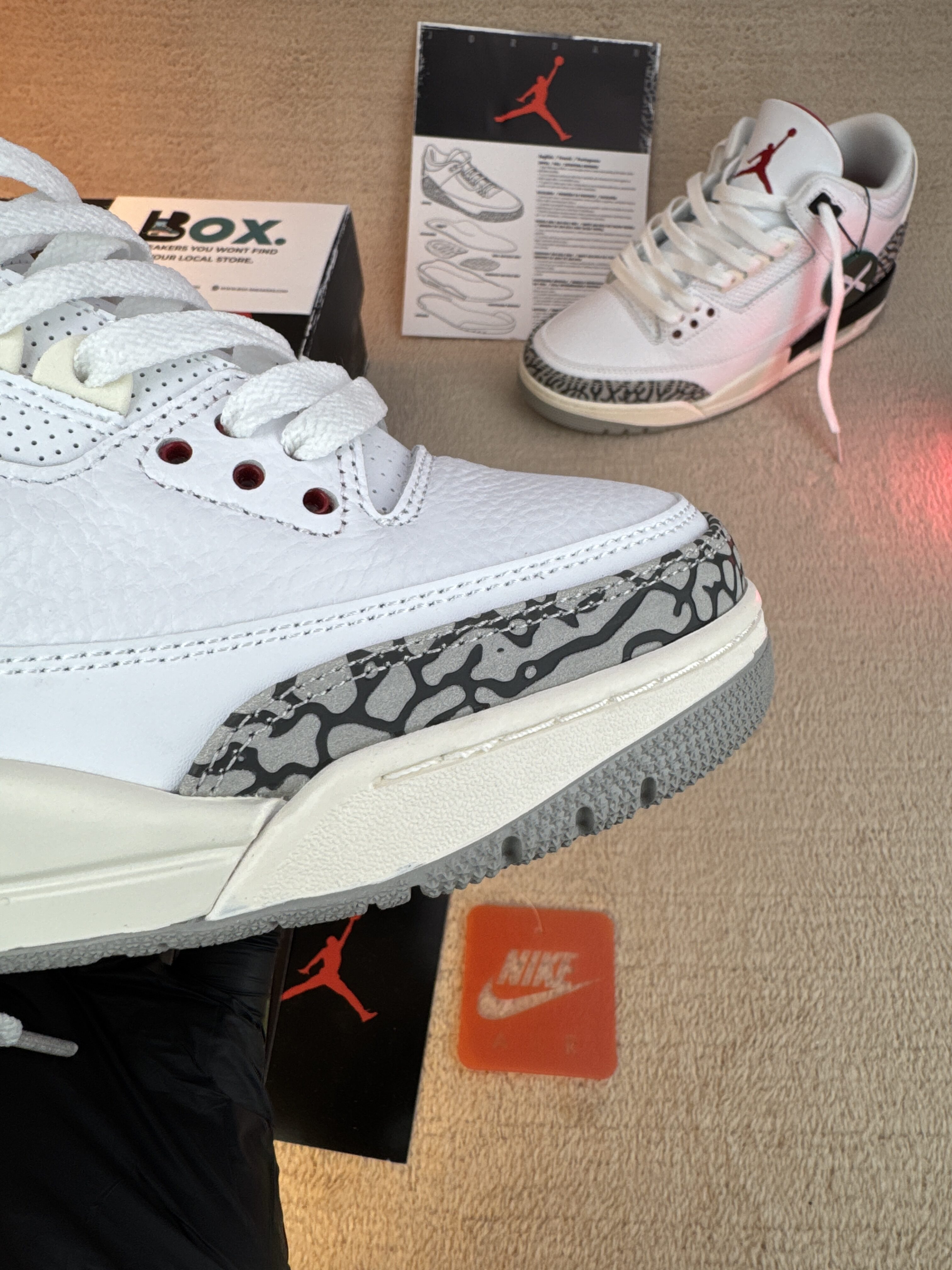 Jordan 3 Retro White Cement Reimagined - Image 7