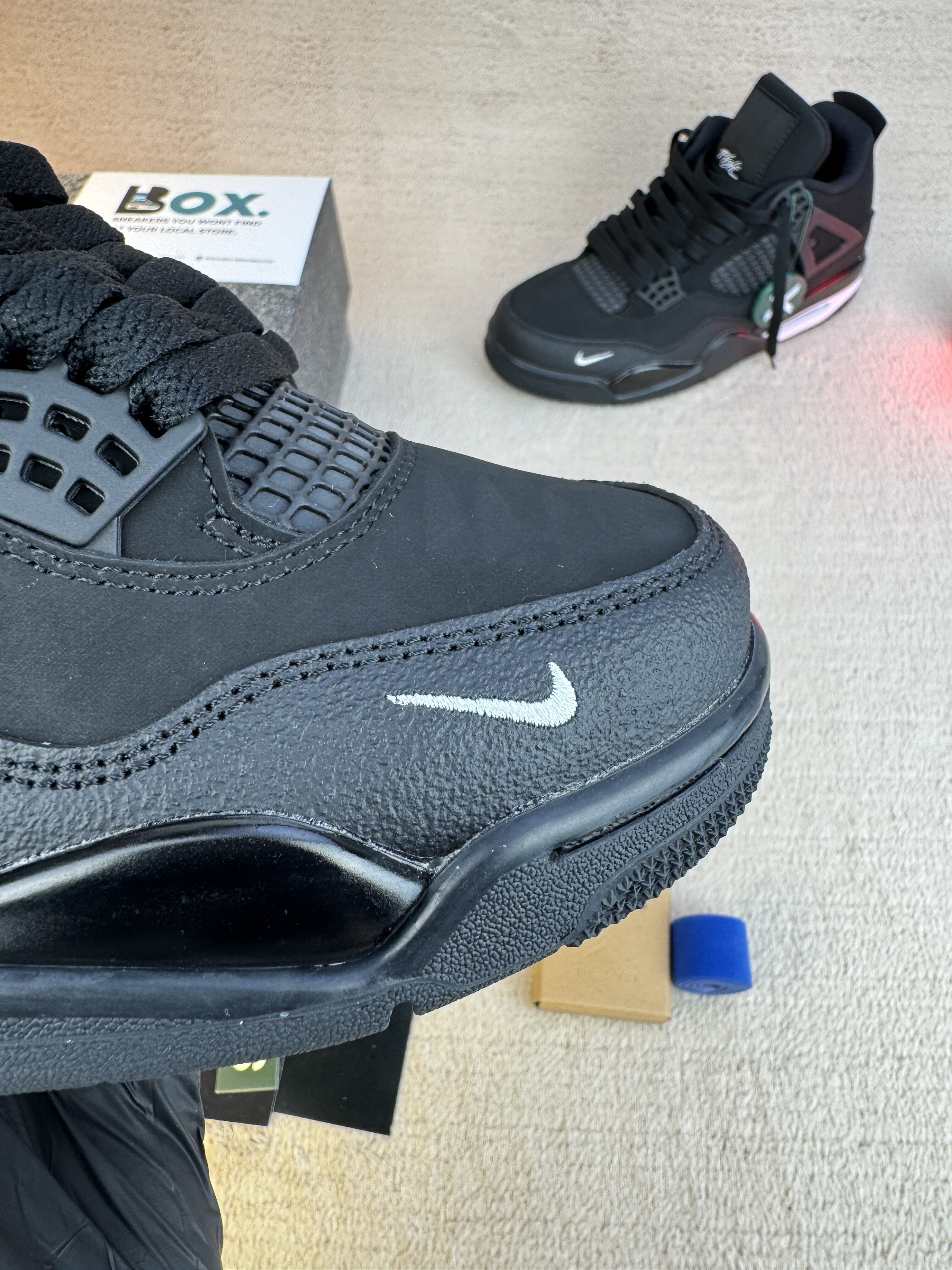 Jordan 4 Bike Black Whaite - Image 6