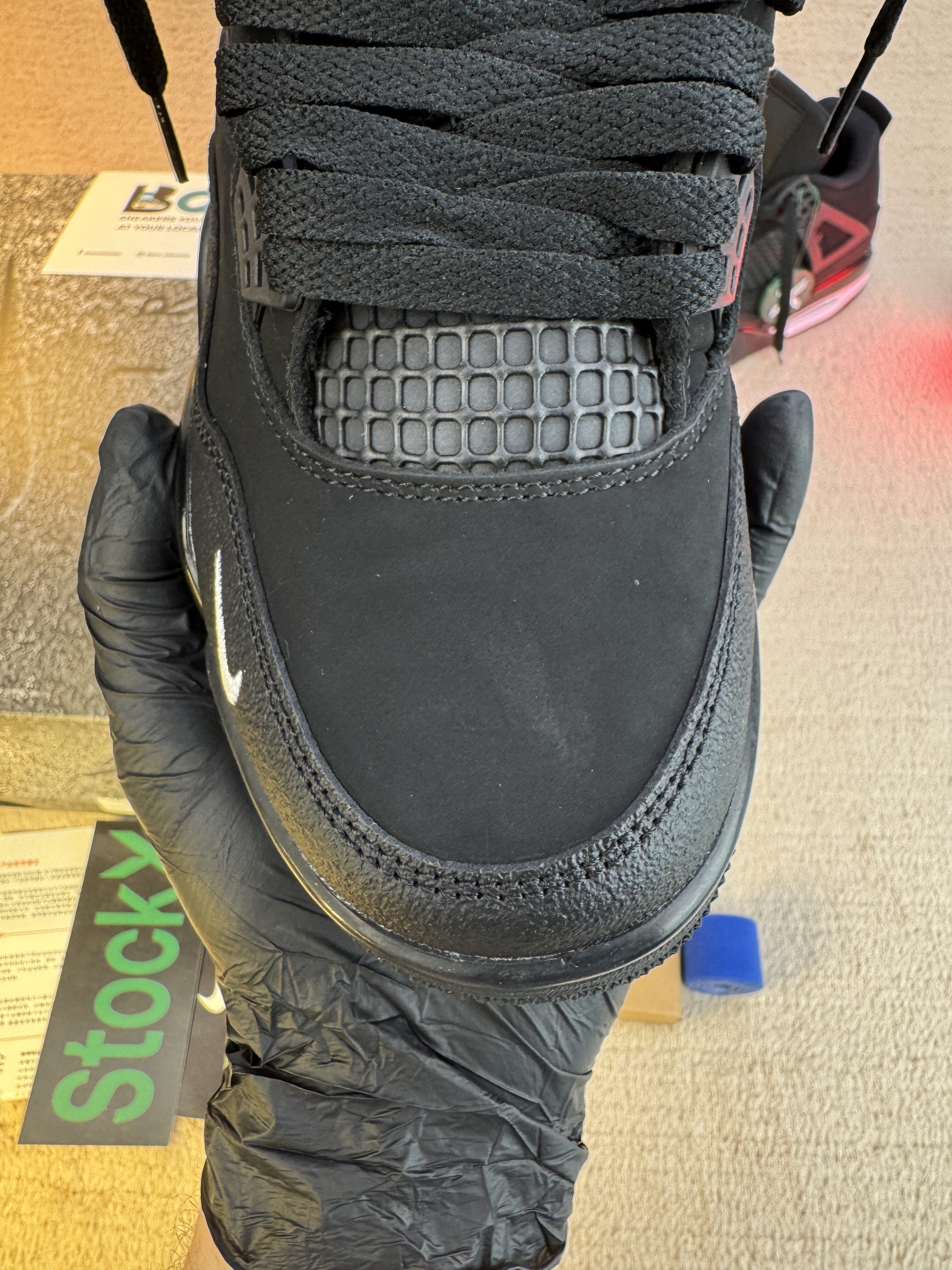 Jordan 4 Bike Black Whaite - Image 7