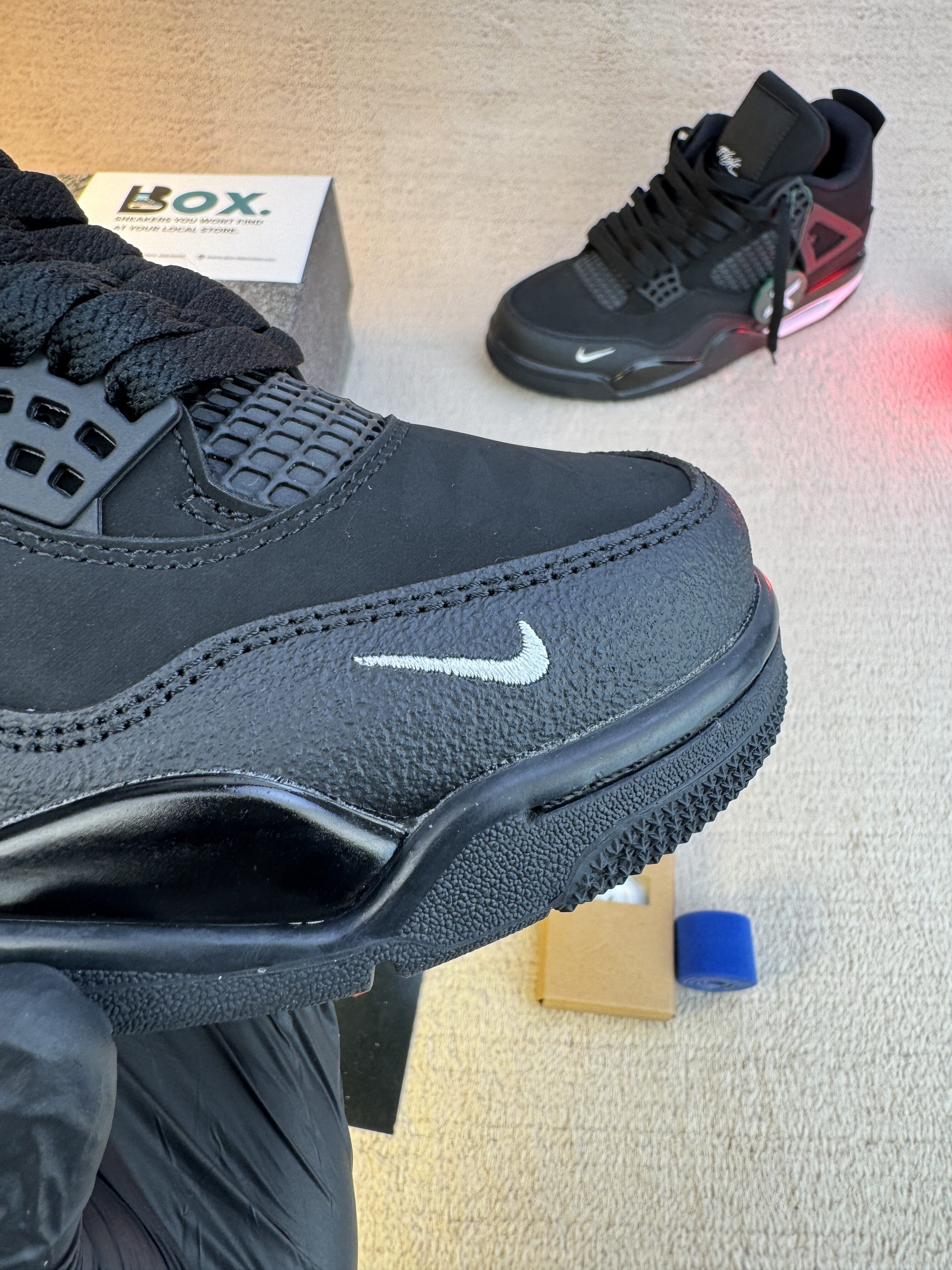 Jordan 4 Bike Black Whaite - Image 8
