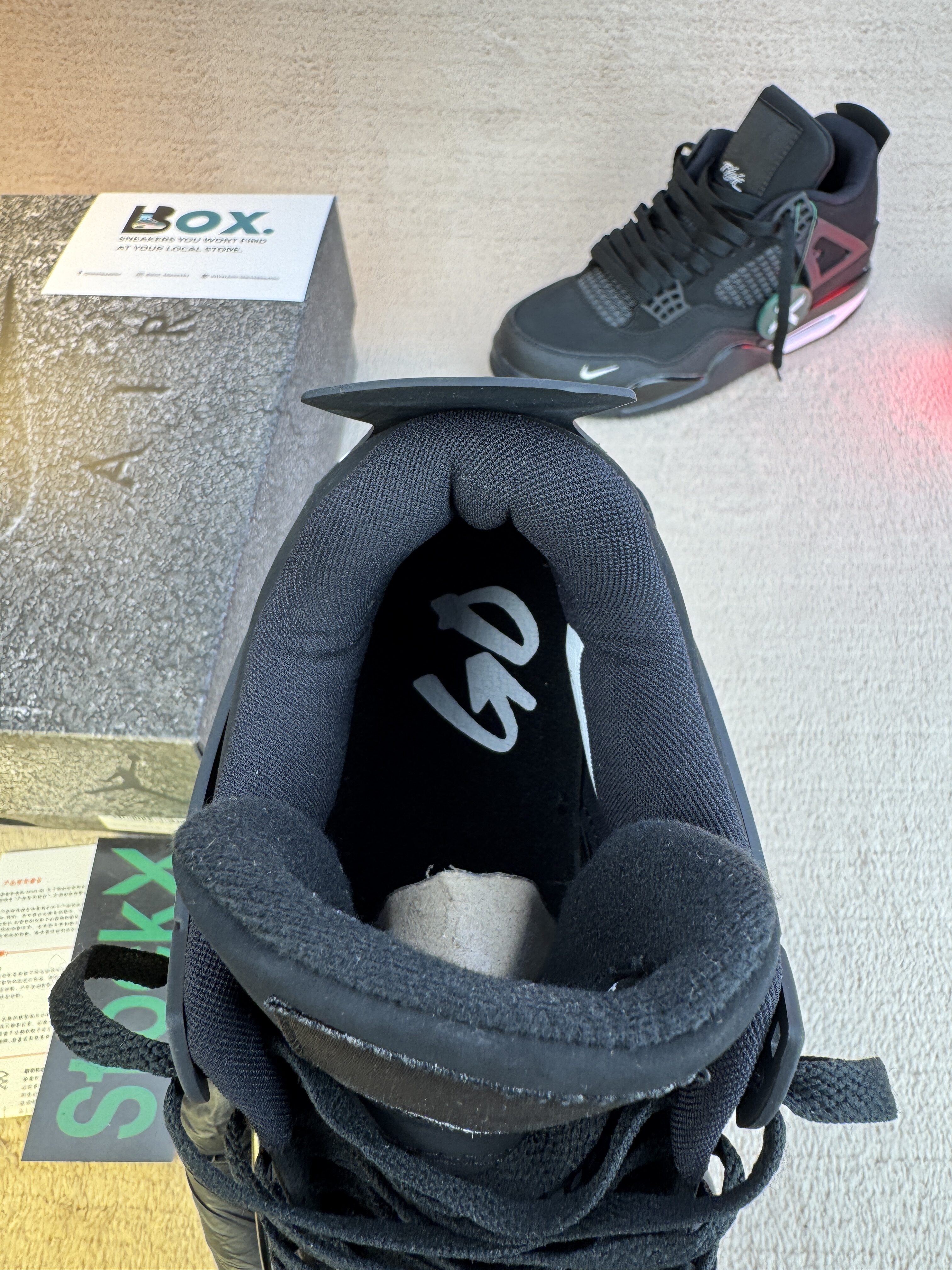 Jordan 4 Bike Black Whaite - Image 11