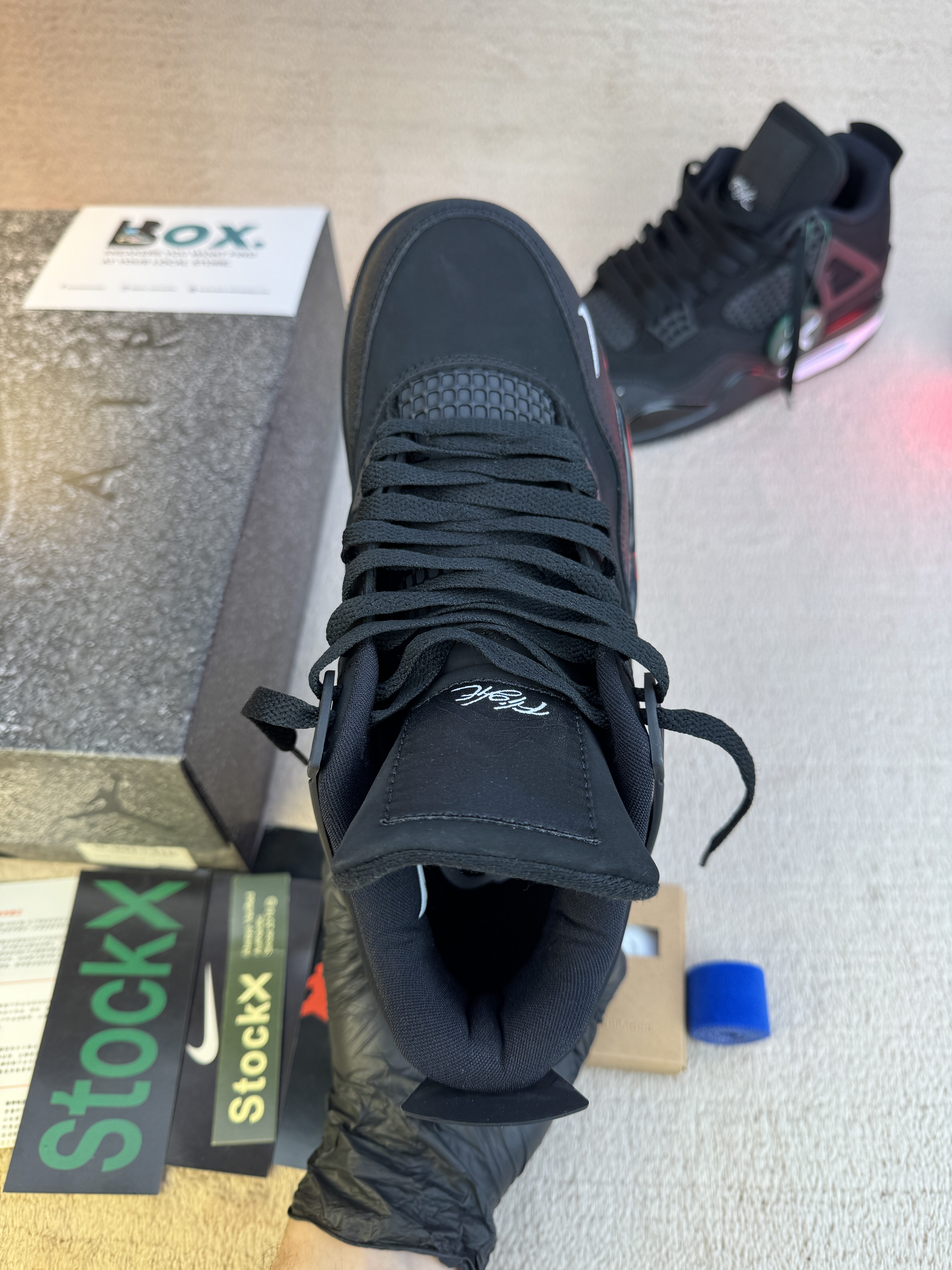 Jordan 4 Bike Black Whaite - Image 13