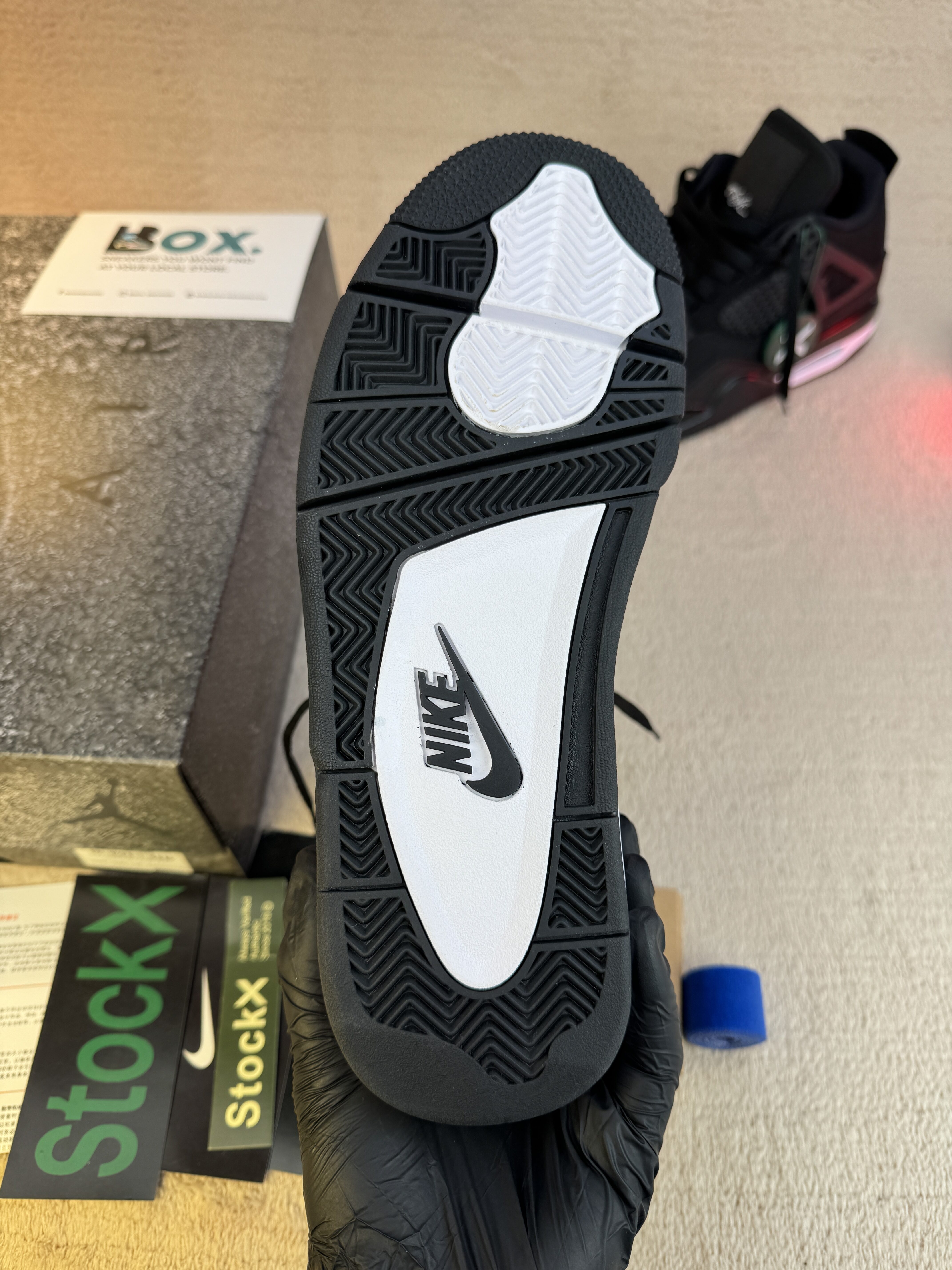 Jordan 4 Bike Black Whaite - Image 15