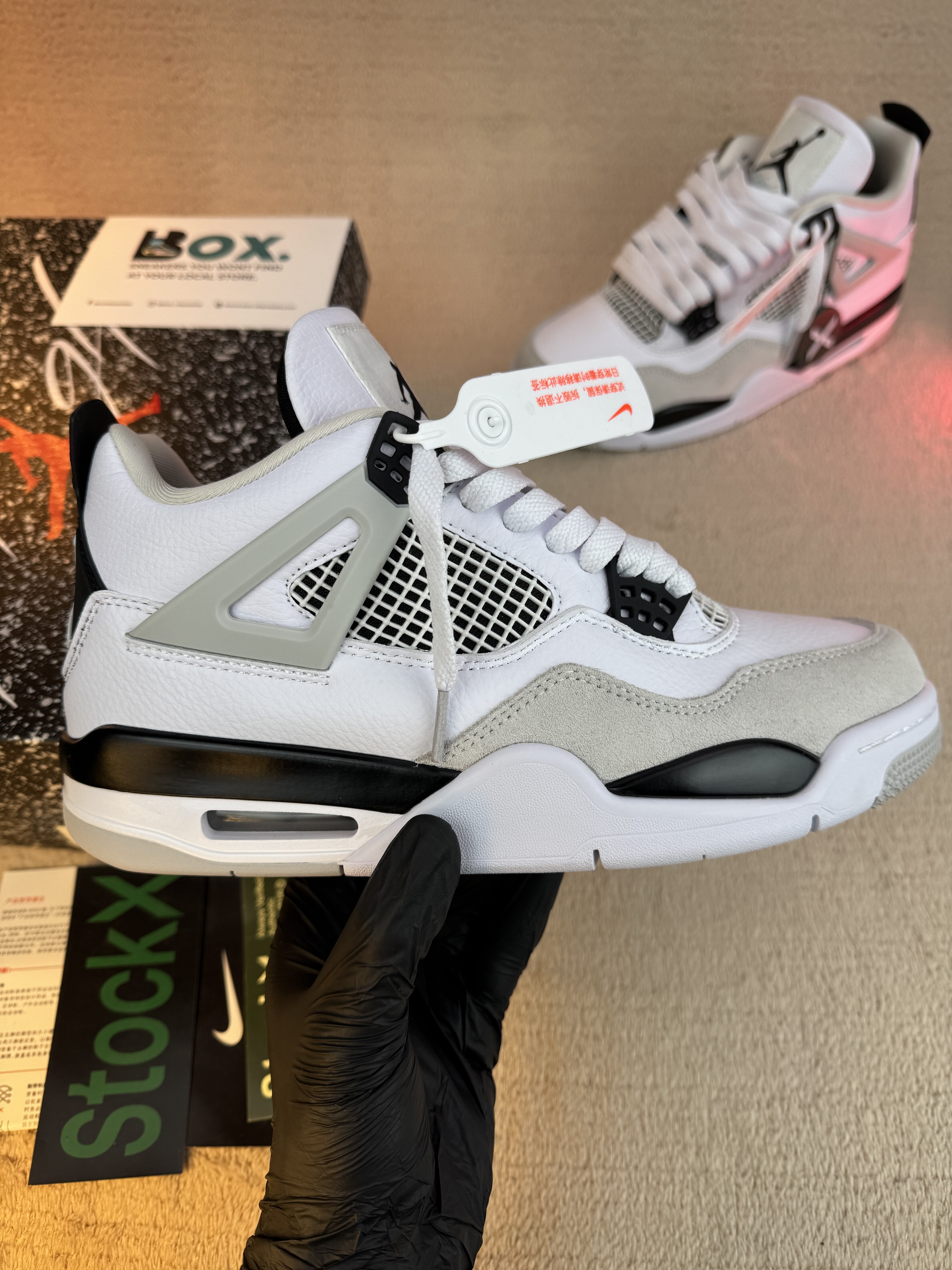 Jordan 4 Retro Military Black (Premium) - Image 3