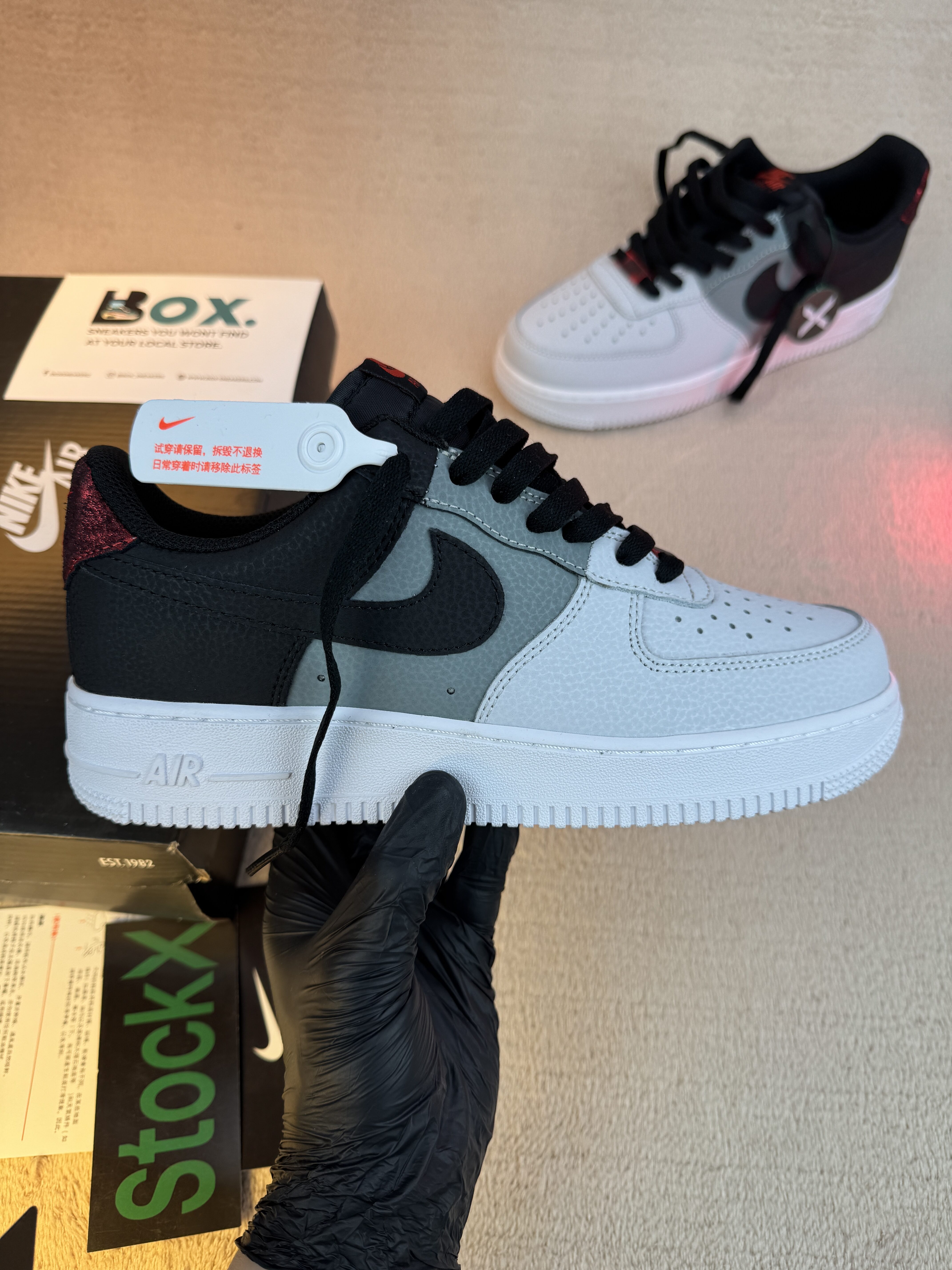 Nike Air Force 1 Low '07 Black Smoke Grey - Image 3