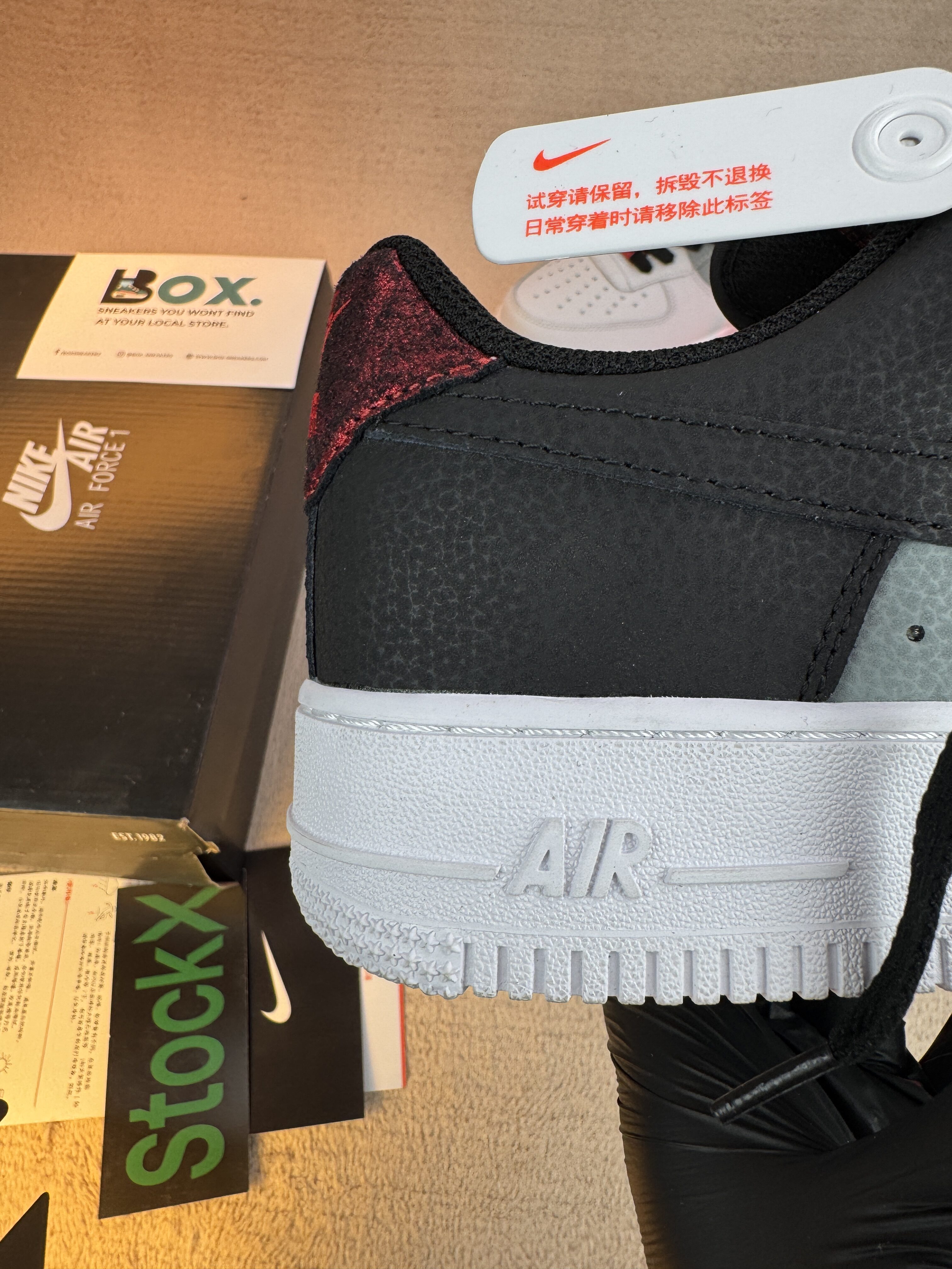 Nike Air Force 1 Low '07 Black Smoke Grey - Image 4