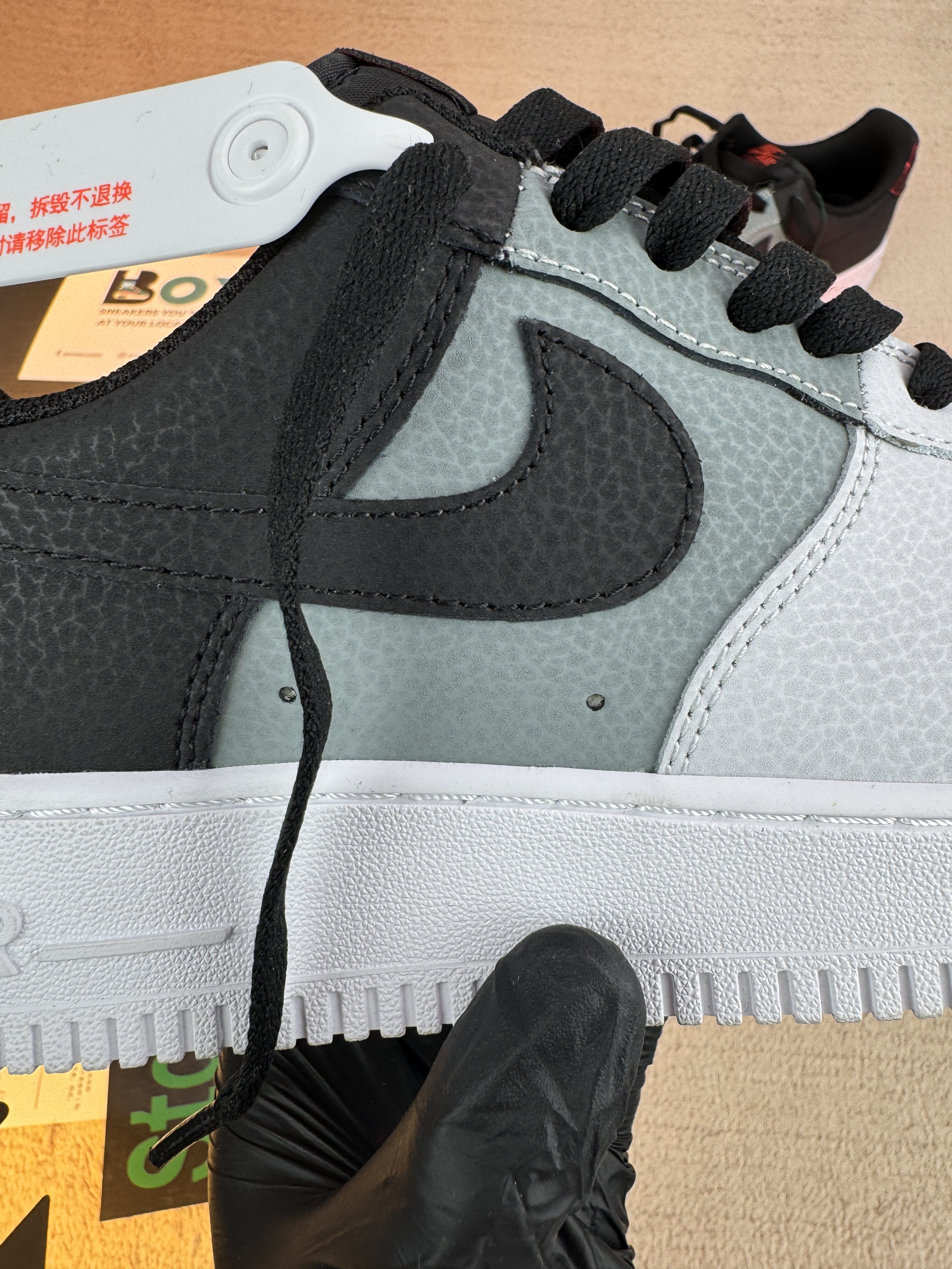 Nike Air Force 1 Low '07 Black Smoke Grey - Image 5