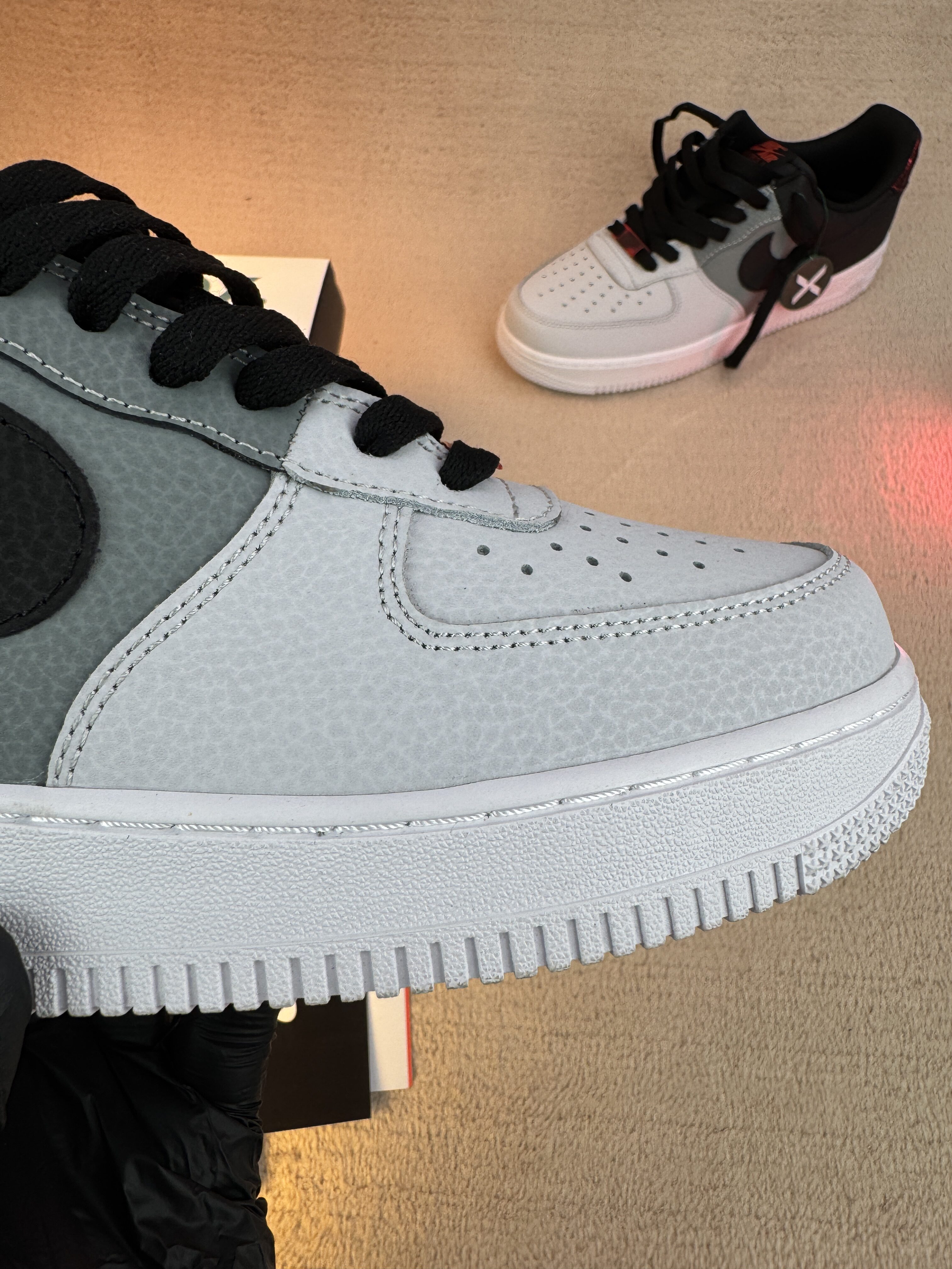 Nike Air Force 1 Low '07 Black Smoke Grey - Image 6
