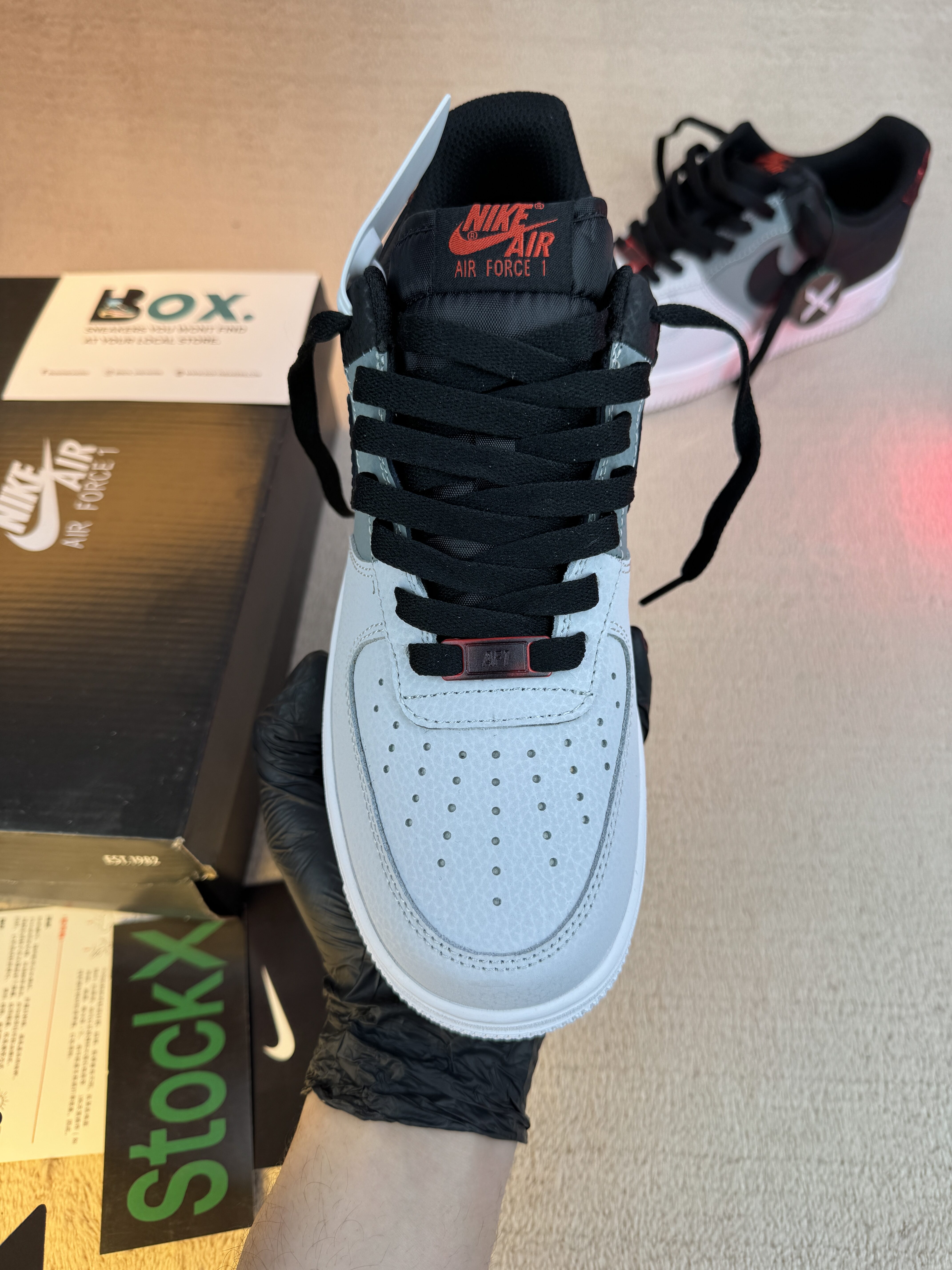 Nike Air Force 1 Low '07 Black Smoke Grey - Image 7