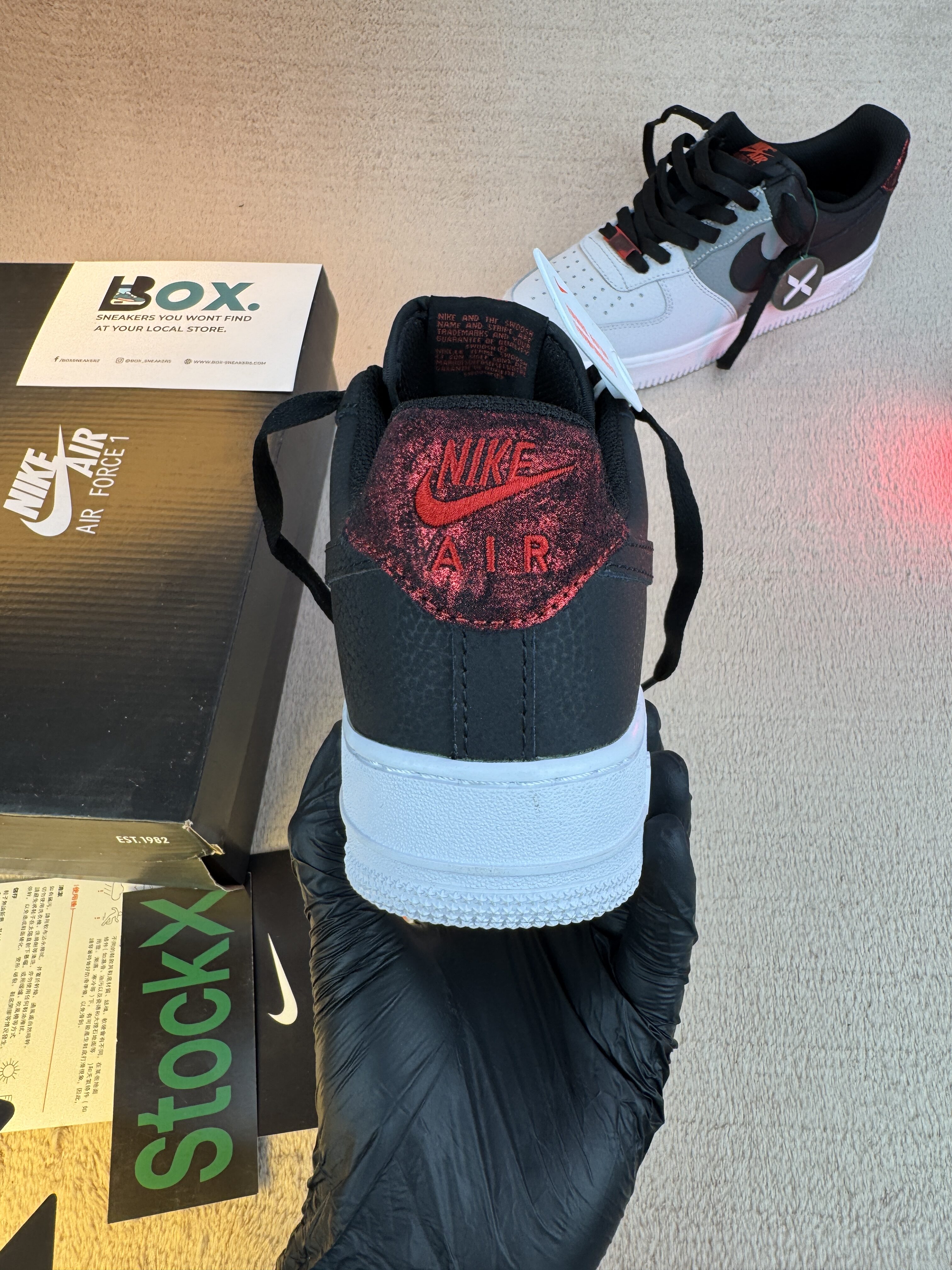 Nike Air Force 1 Low '07 Black Smoke Grey - Image 9