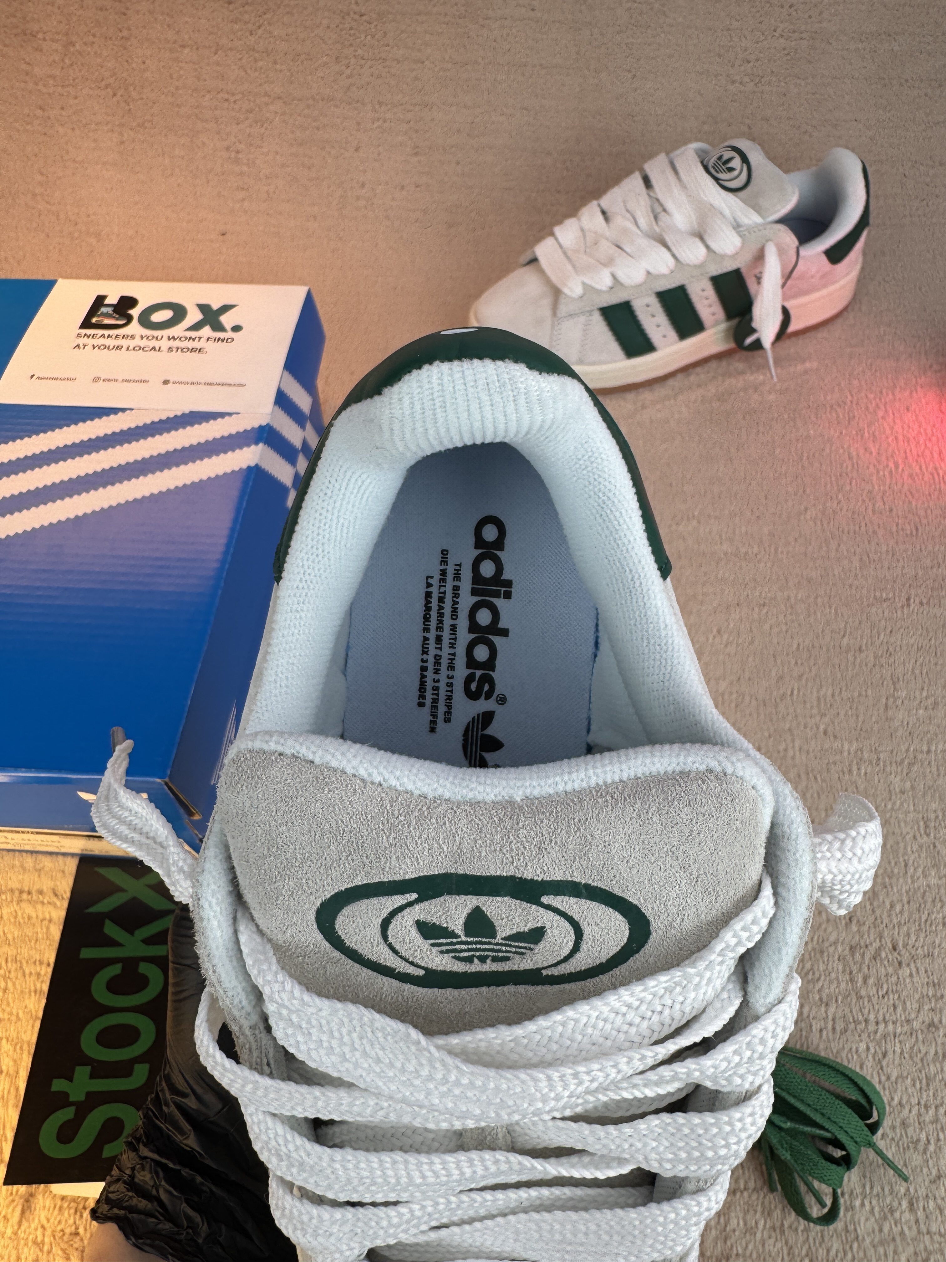ADIDAS ORIGINALS Campus 00s 'White Green' - Image 9