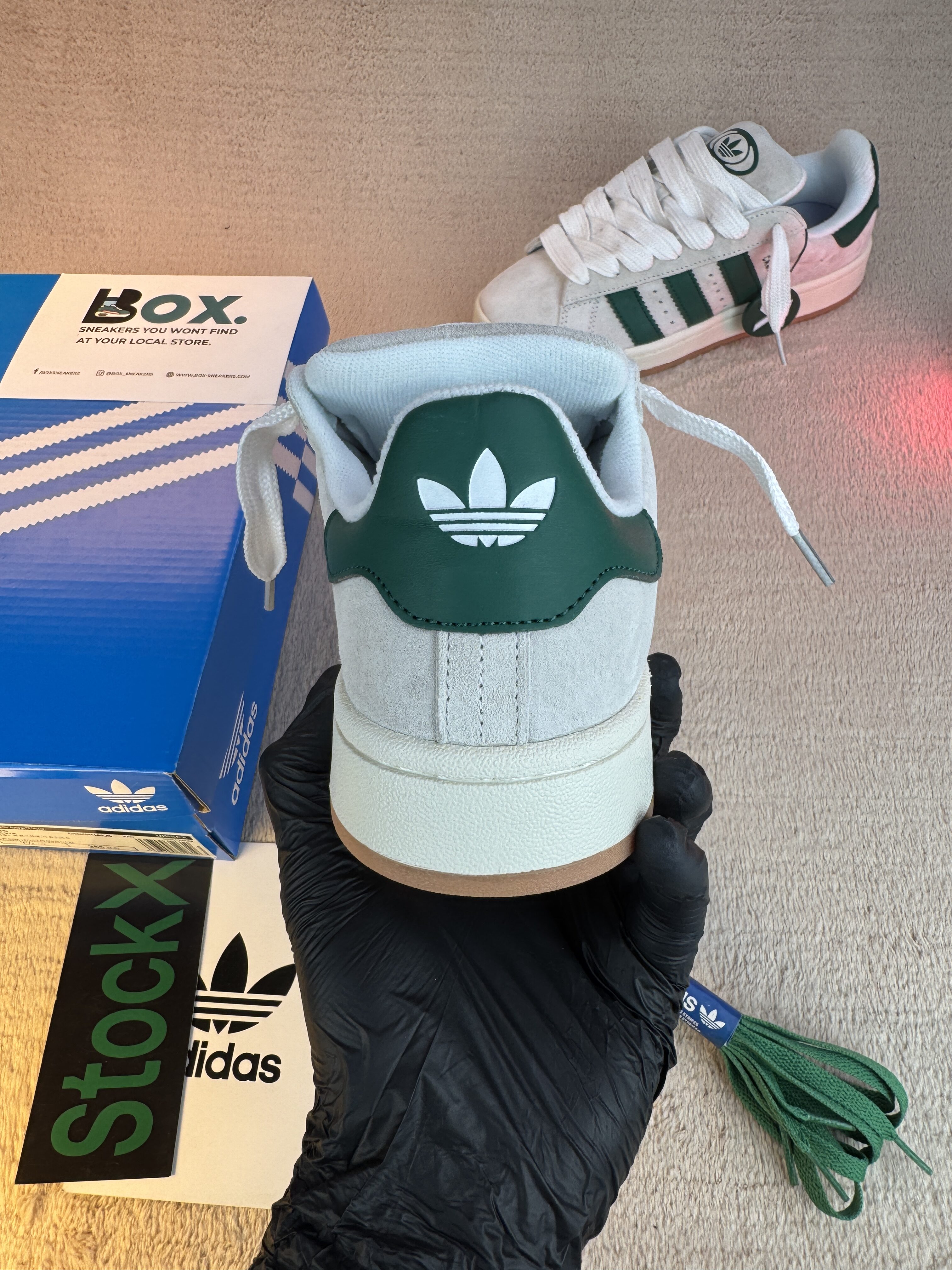 ADIDAS ORIGINALS Campus 00s 'White Green' - Image 10