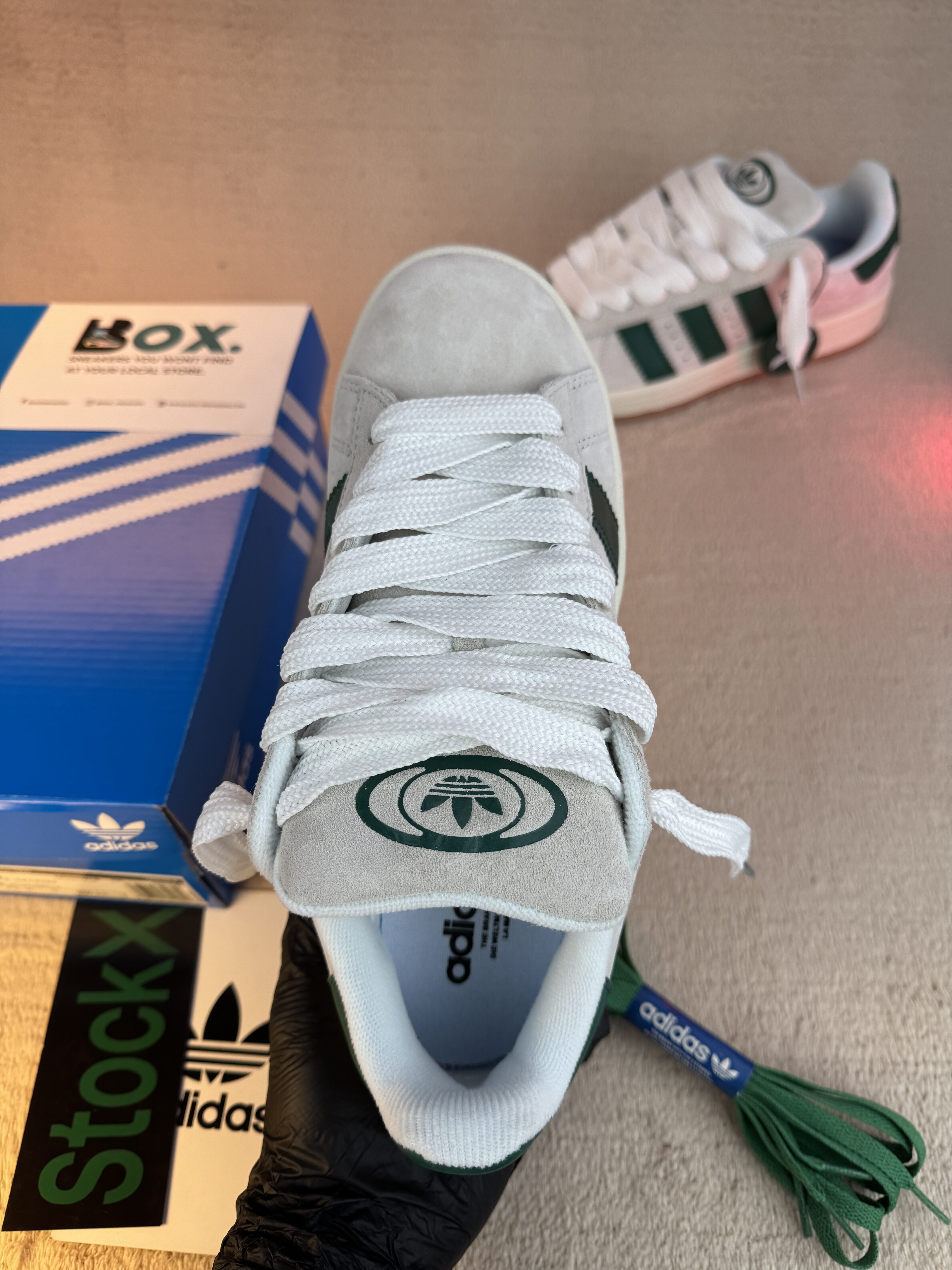 ADIDAS ORIGINALS Campus 00s 'White Green' - Image 11