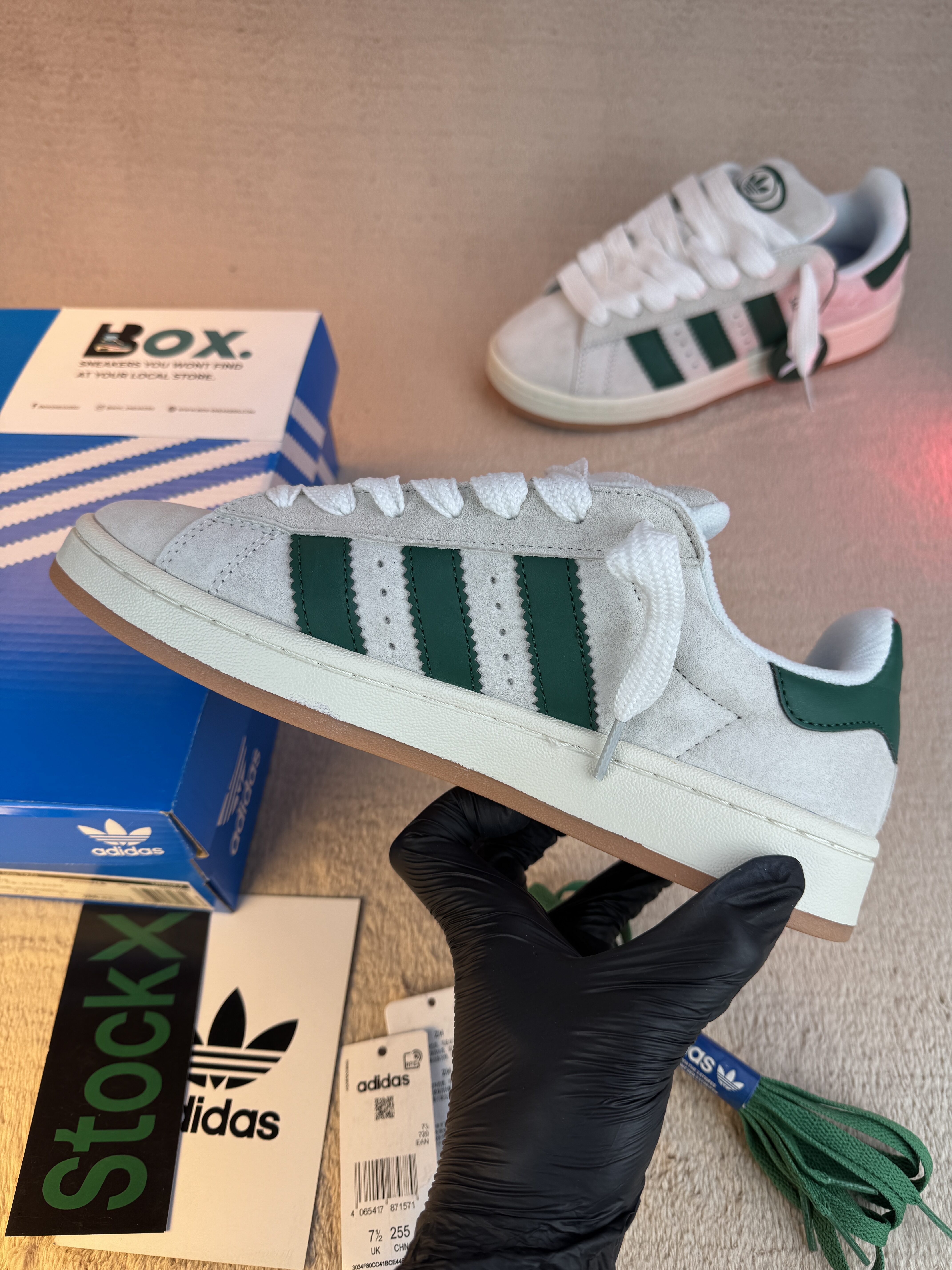 ADIDAS ORIGINALS Campus 00s 'White Green' - Image 12