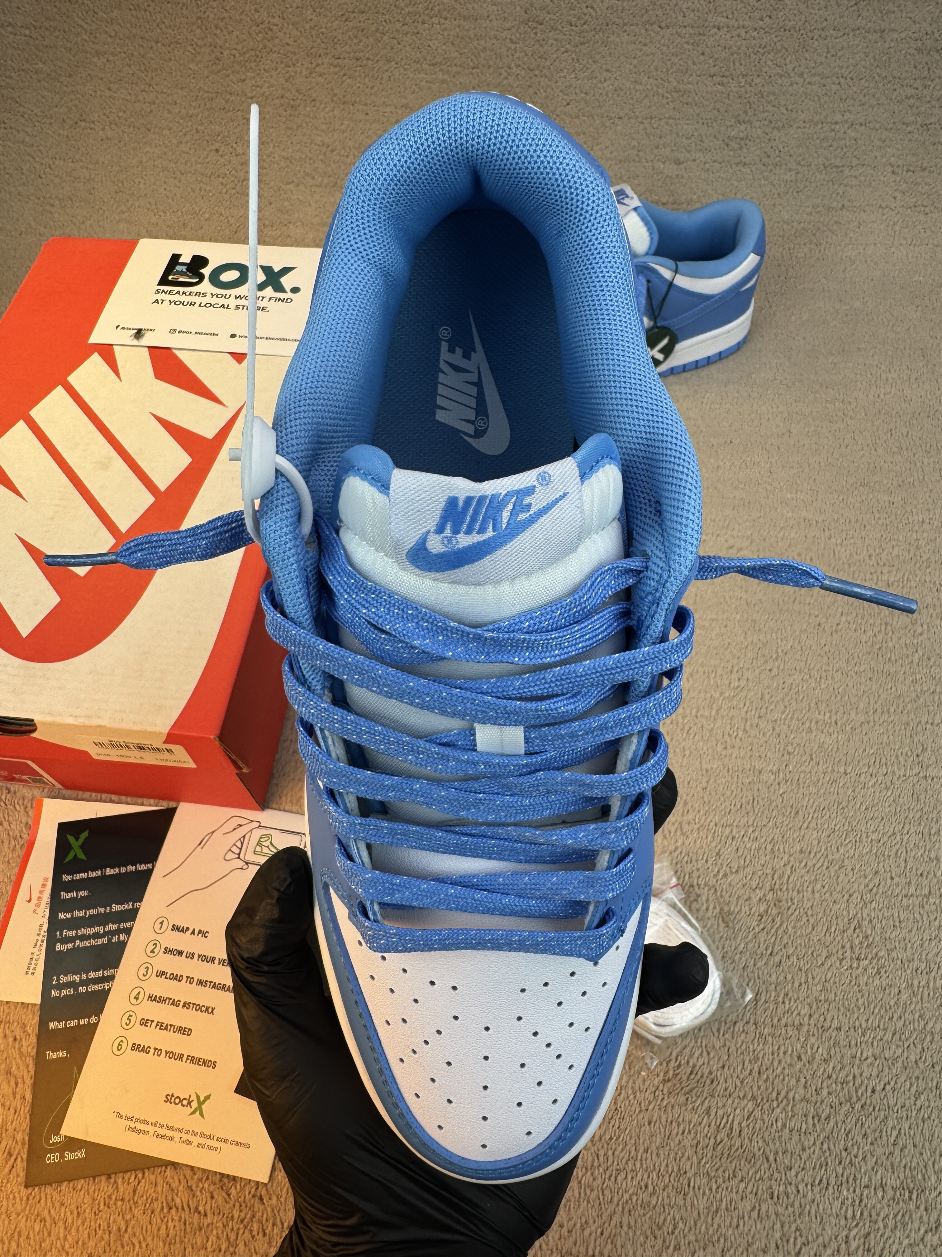 NIKE Dunk Low 'University Blue' - Image 8