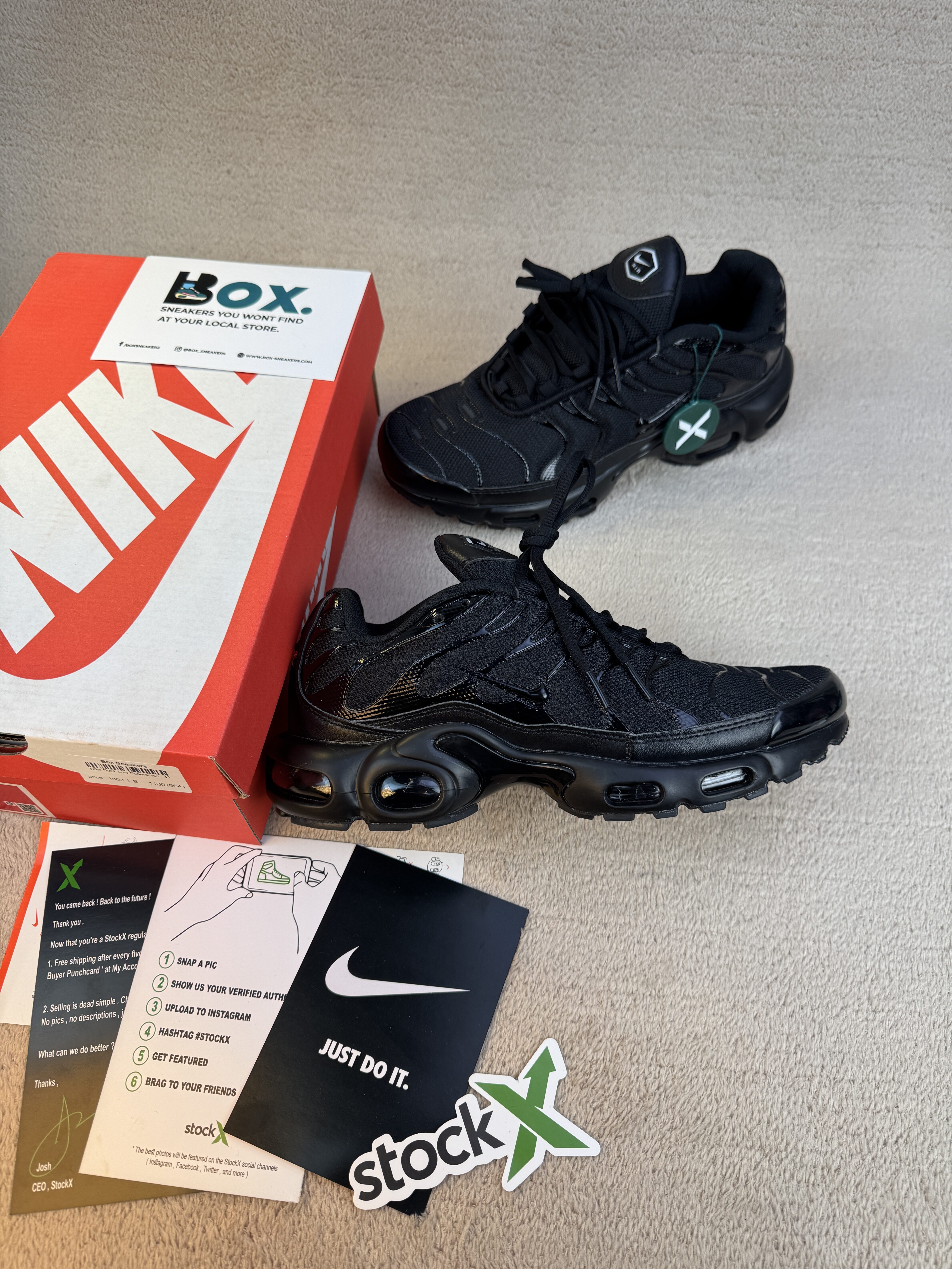 Nike Air Max Plus Triple Black - Image 2
