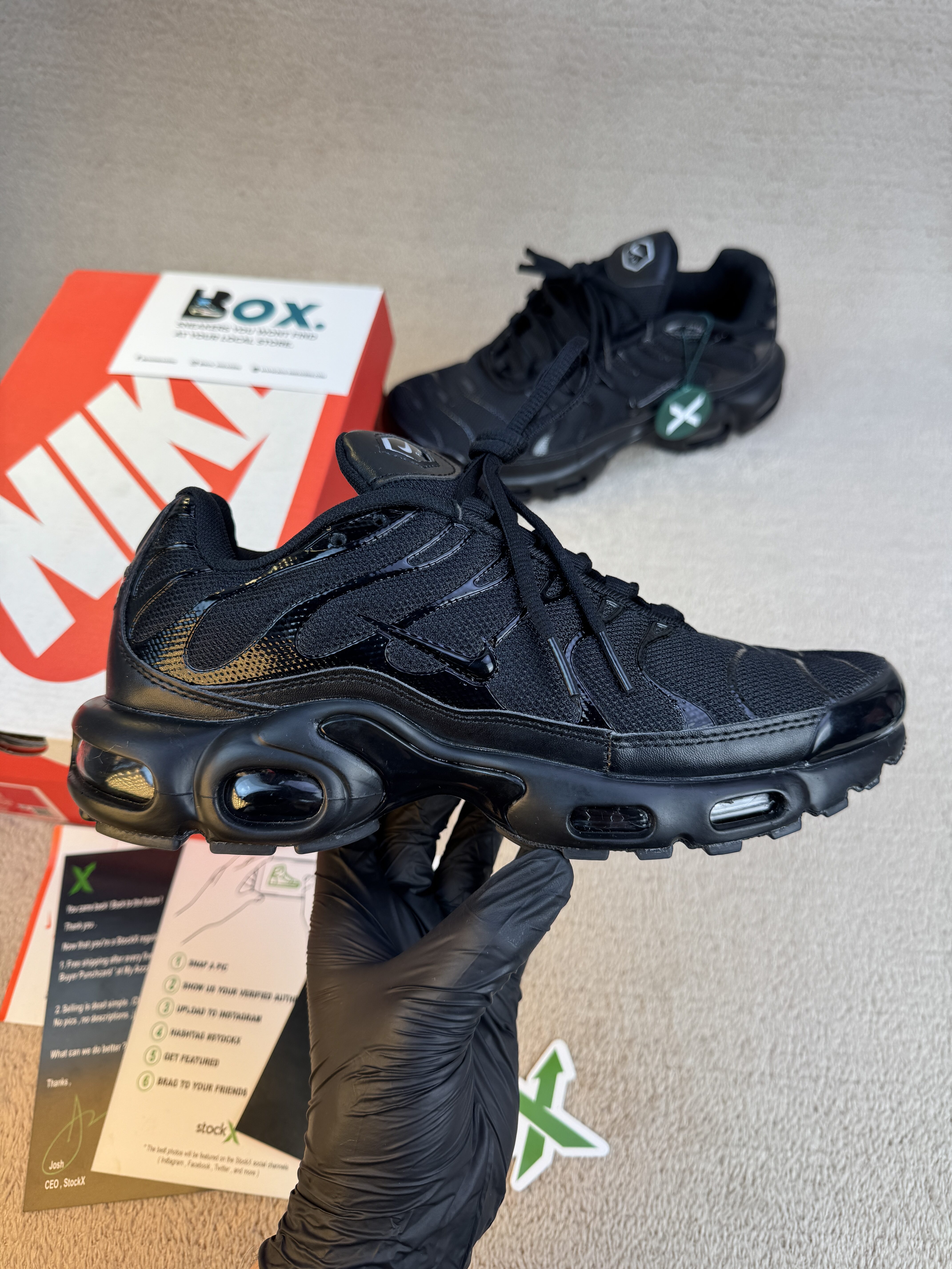 Nike Air Max Plus Triple Black - Image 3