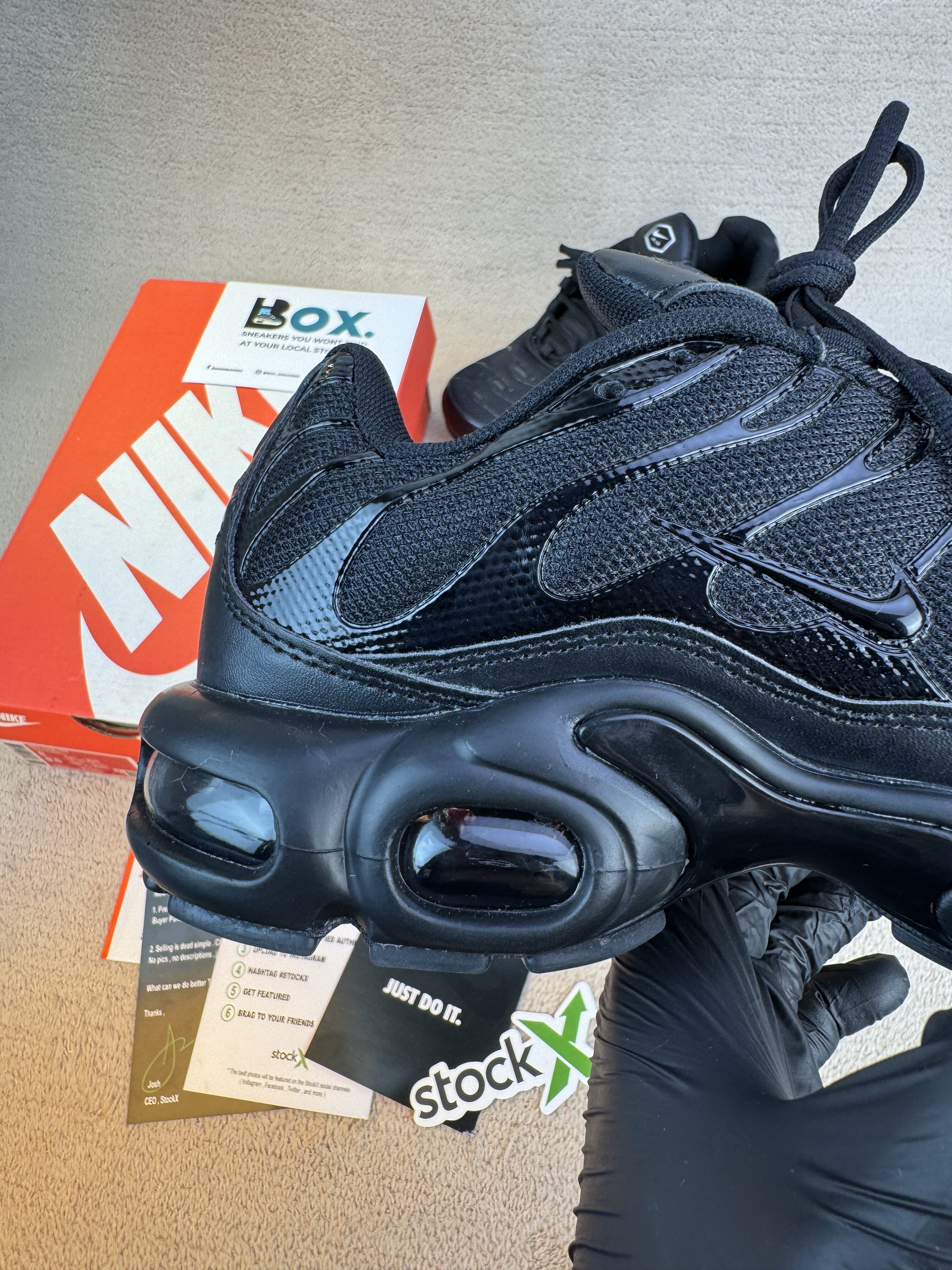 Nike Air Max Plus Triple Black - Image 4
