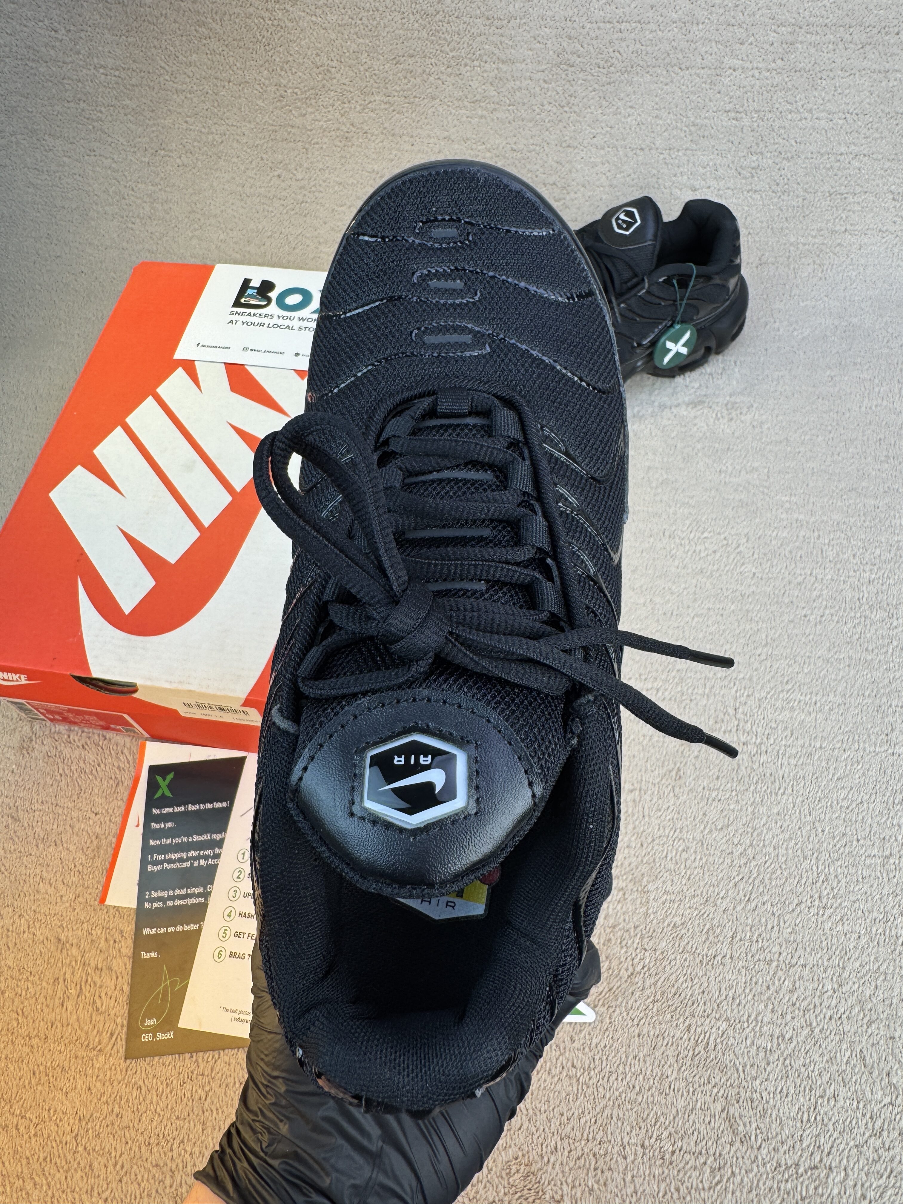 Nike Air Max Plus Triple Black - Image 9