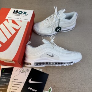 Nike Air Max 97 'Triple White Wolf Grey'