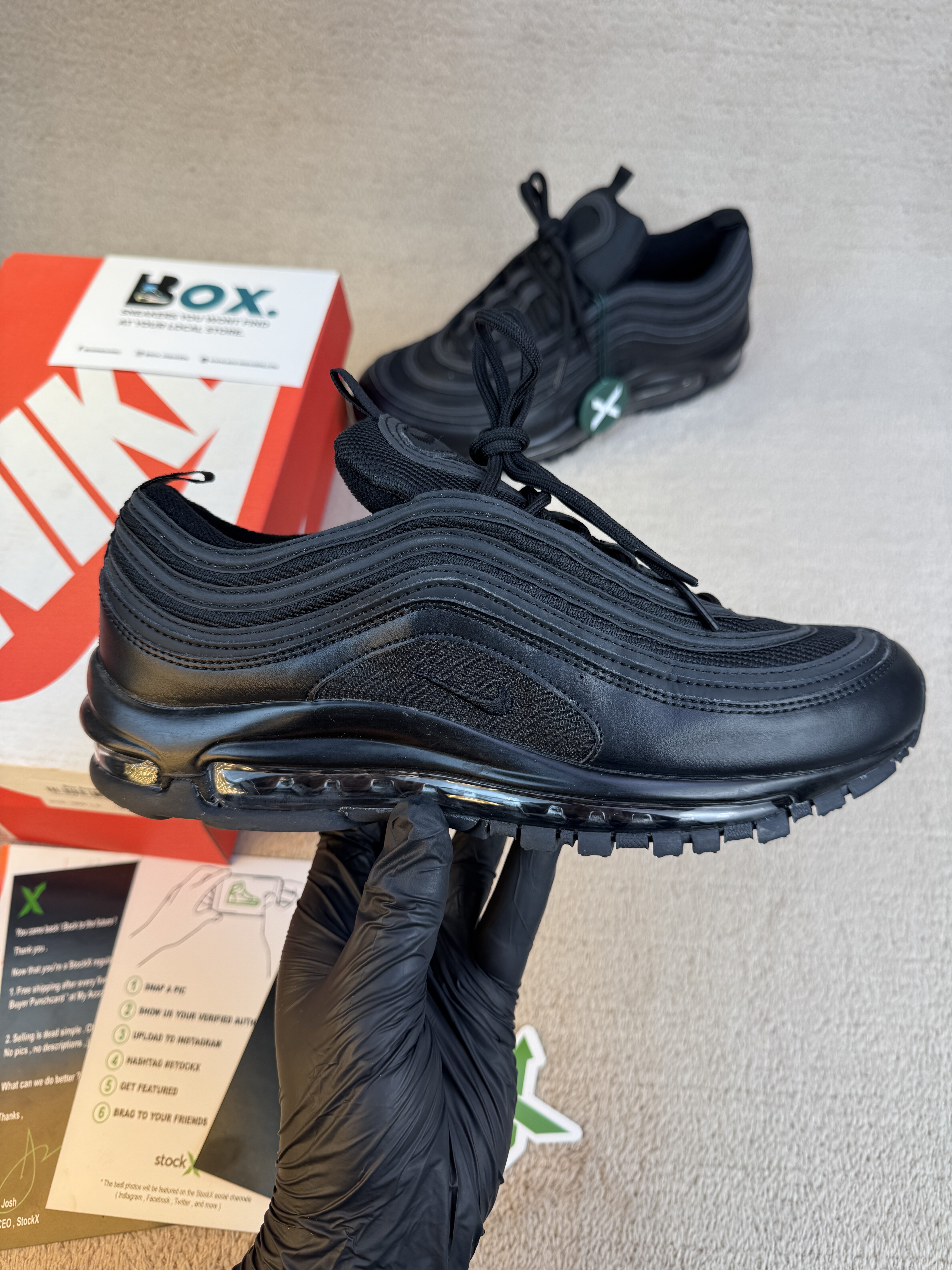 Nike Air Max 97 'Triple Black' - Image 4