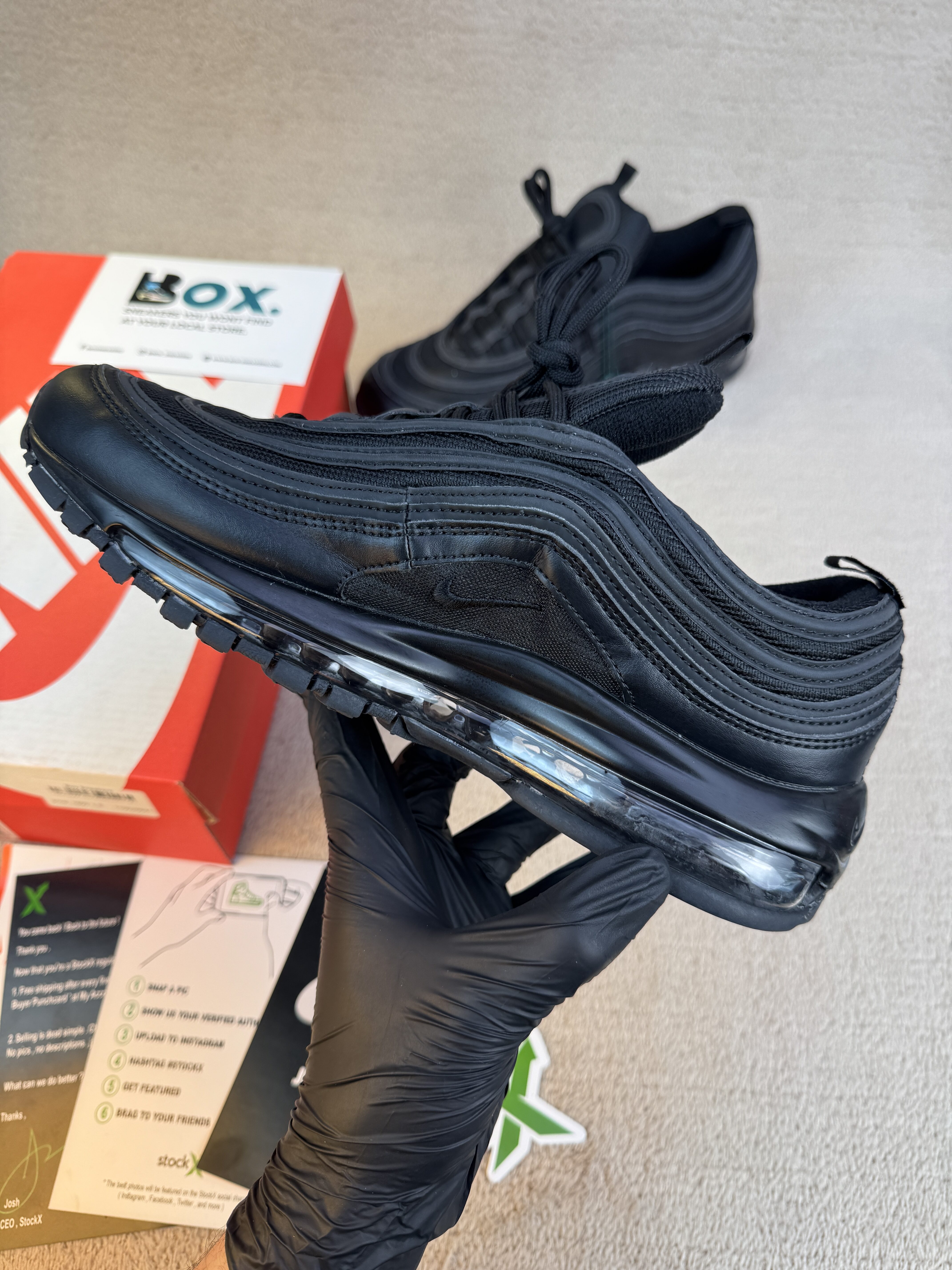 Nike Air Max 97 'Triple Black' - Image 10