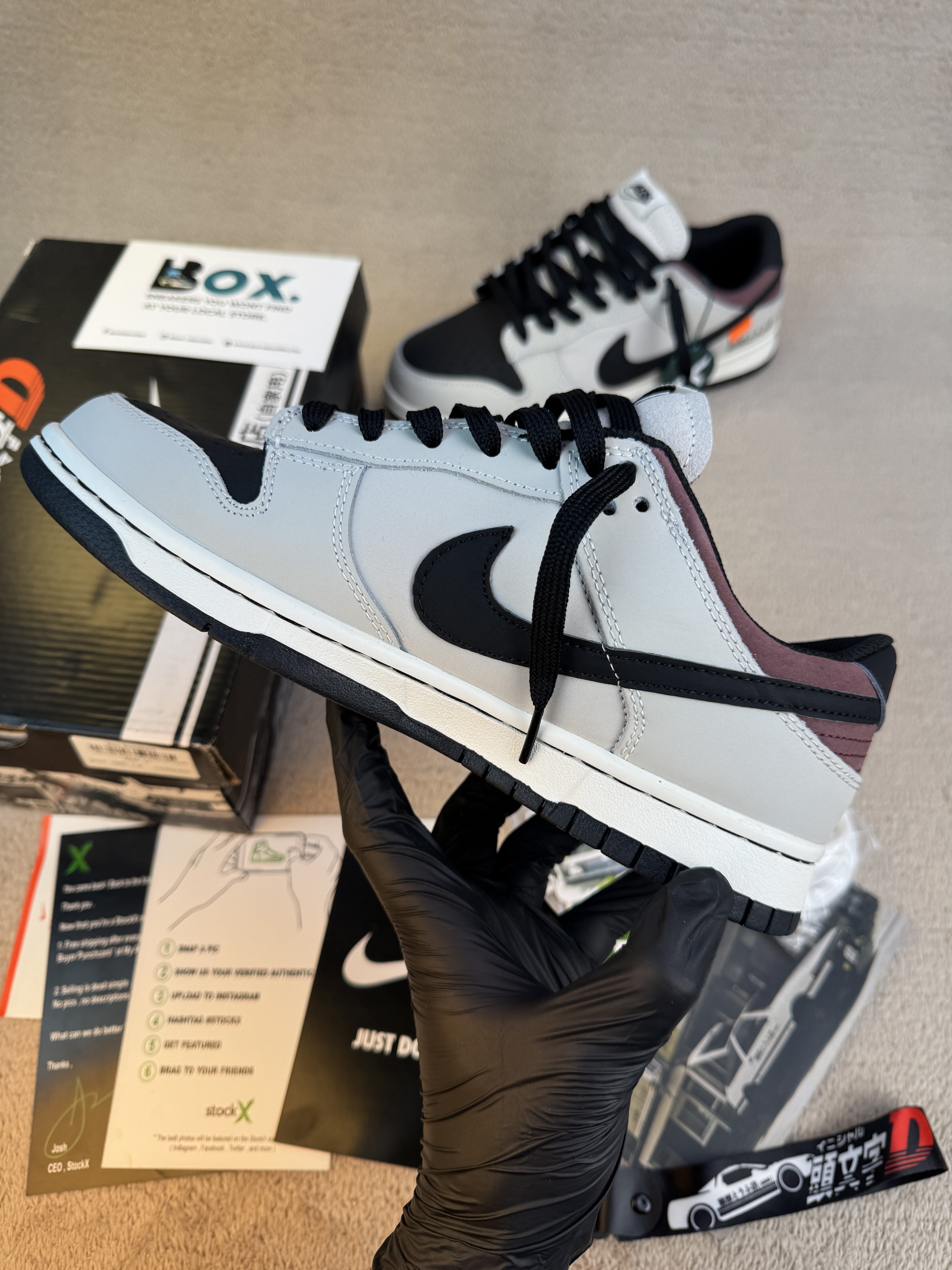 Nike Dunk x D'Toyota AE86 “Panda Trueno” - Image 11