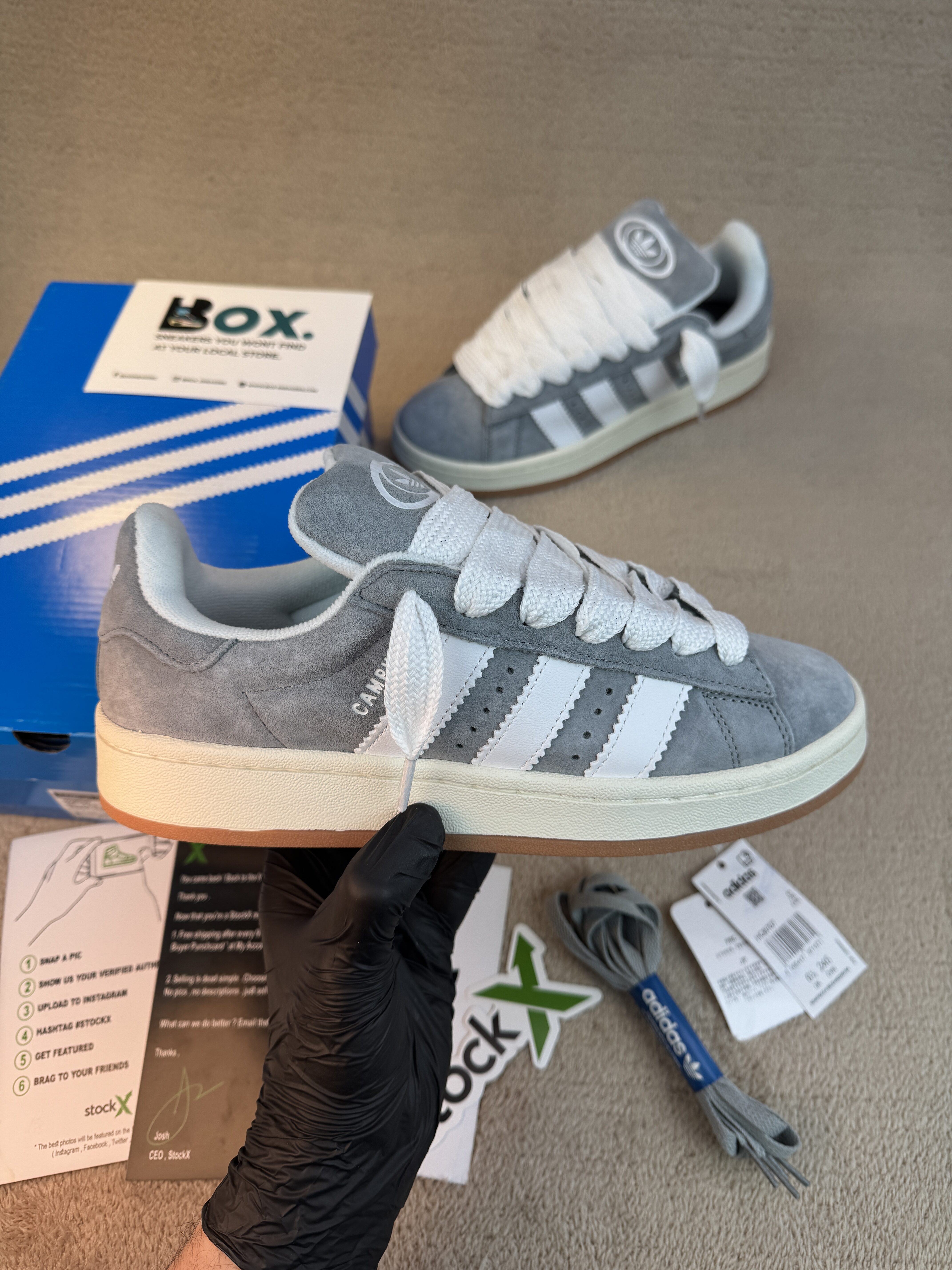ADIDAS ORIGINALS Campus 00s 'Grey Gum' - Image 3