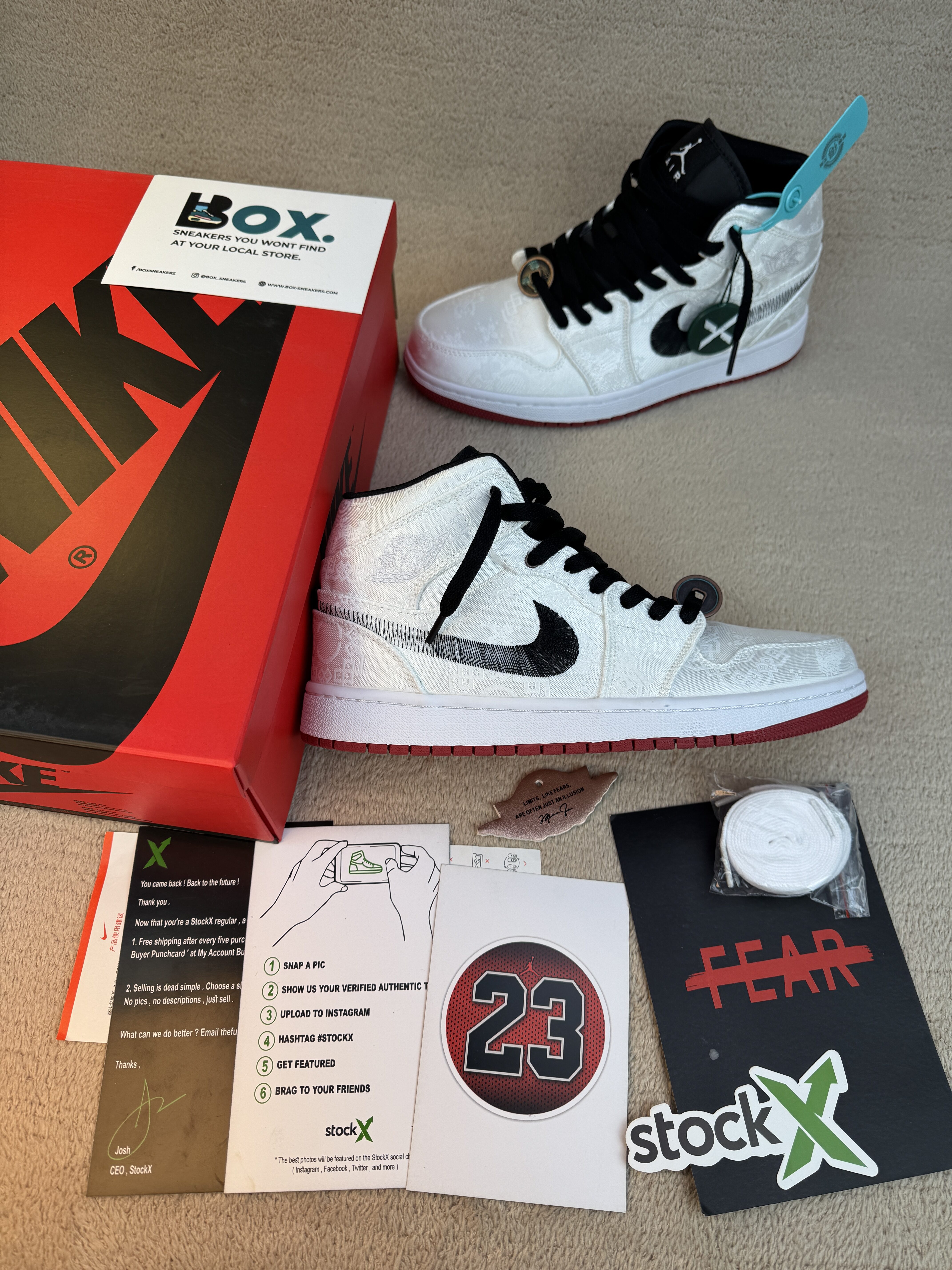 Jordan 1 Mid SE Fearless Edison Chen CLOT - Image 2