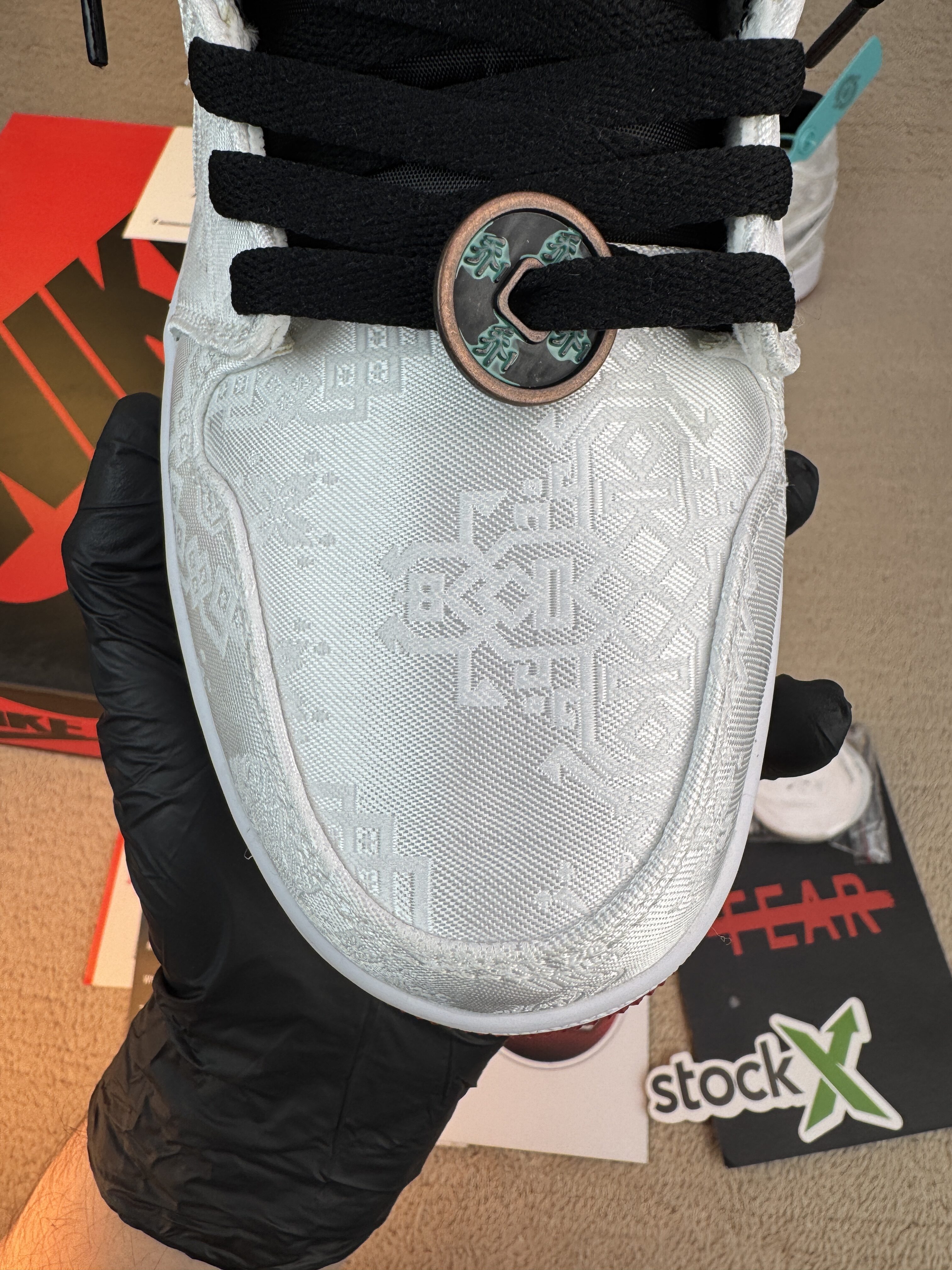 Jordan 1 Mid SE Fearless Edison Chen CLOT - Image 7