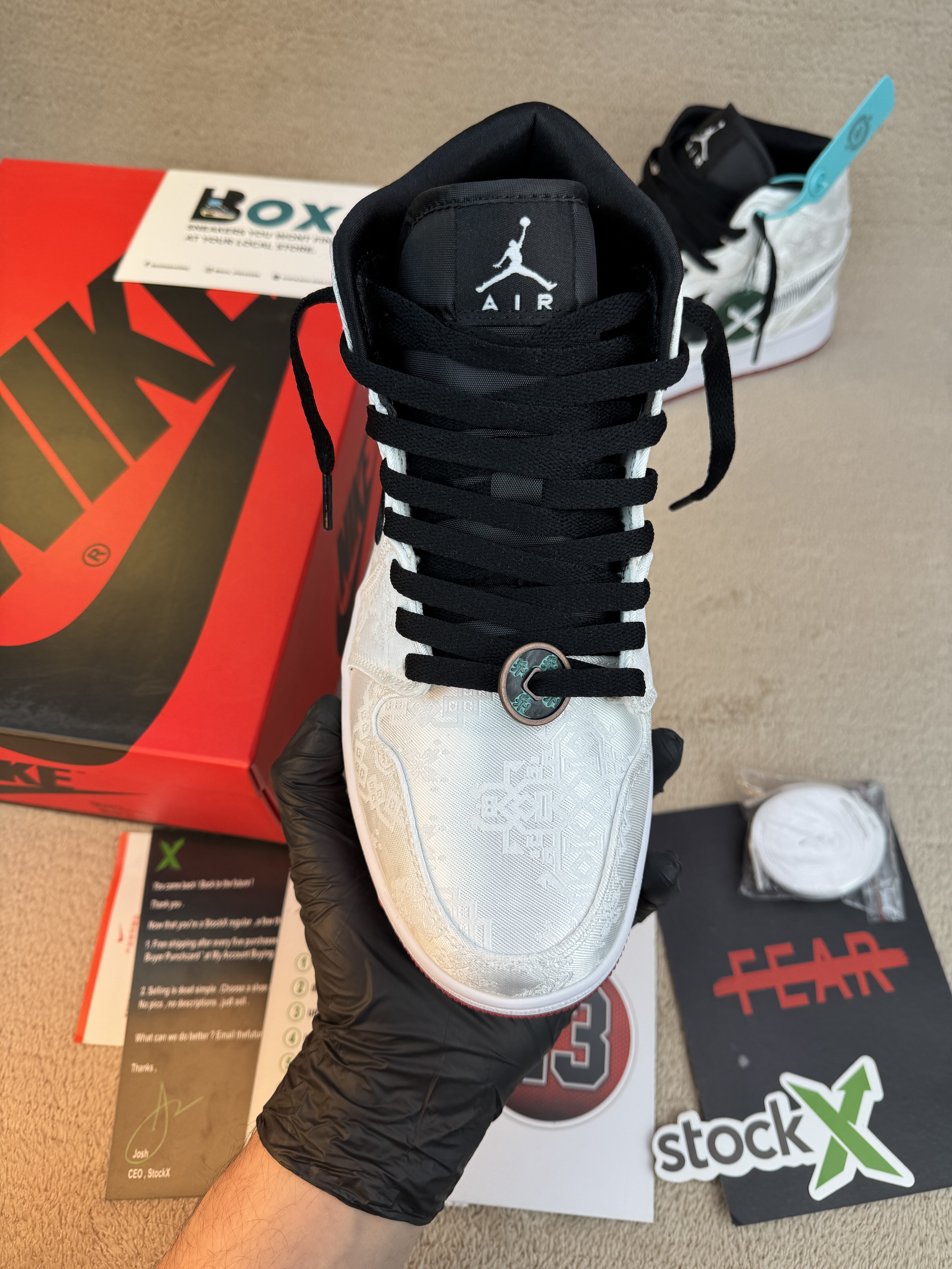 Jordan 1 Mid SE Fearless Edison Chen CLOT - Image 8