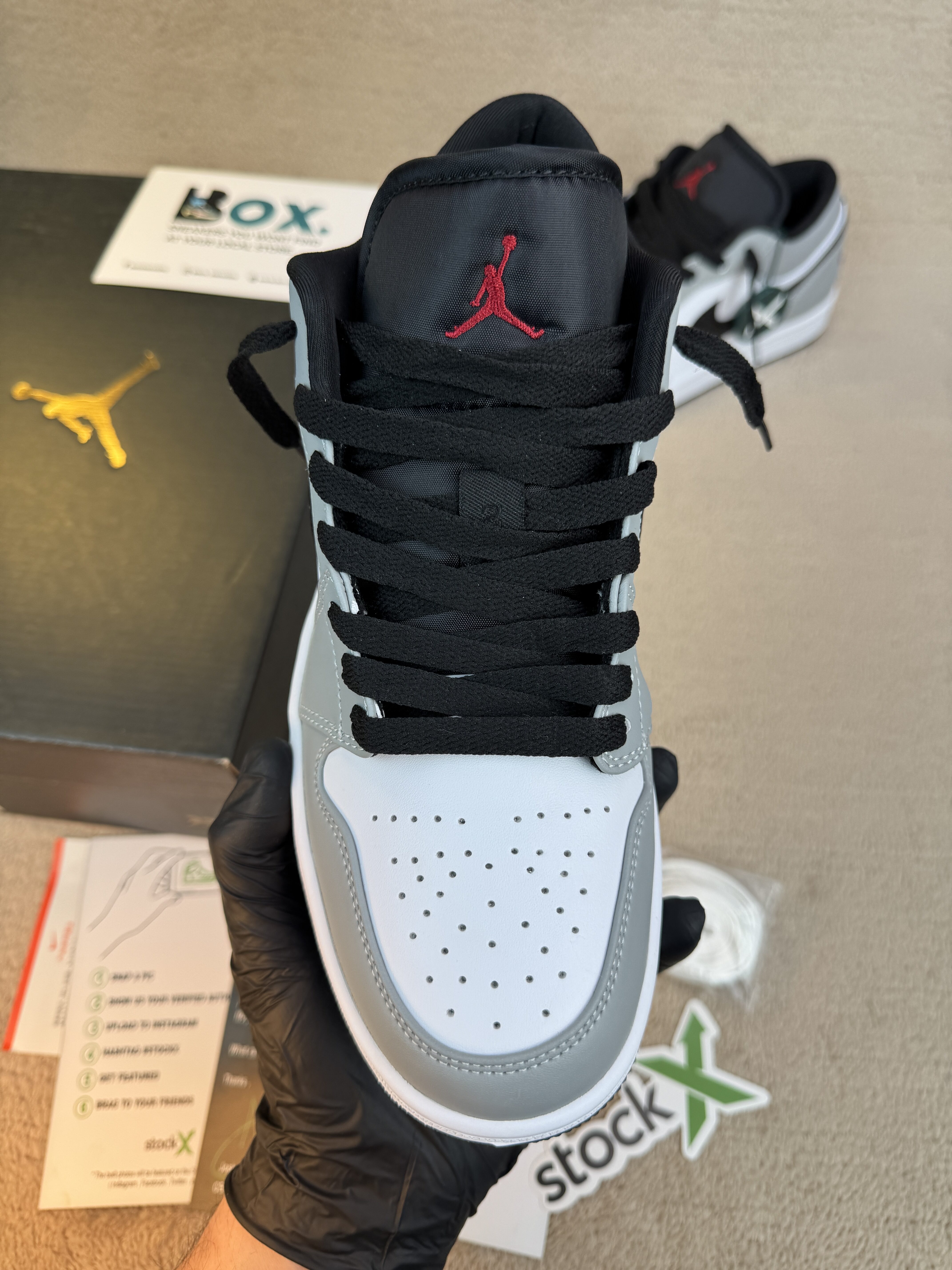 Jordan 1 Low Light Smoke Grey - Image 8