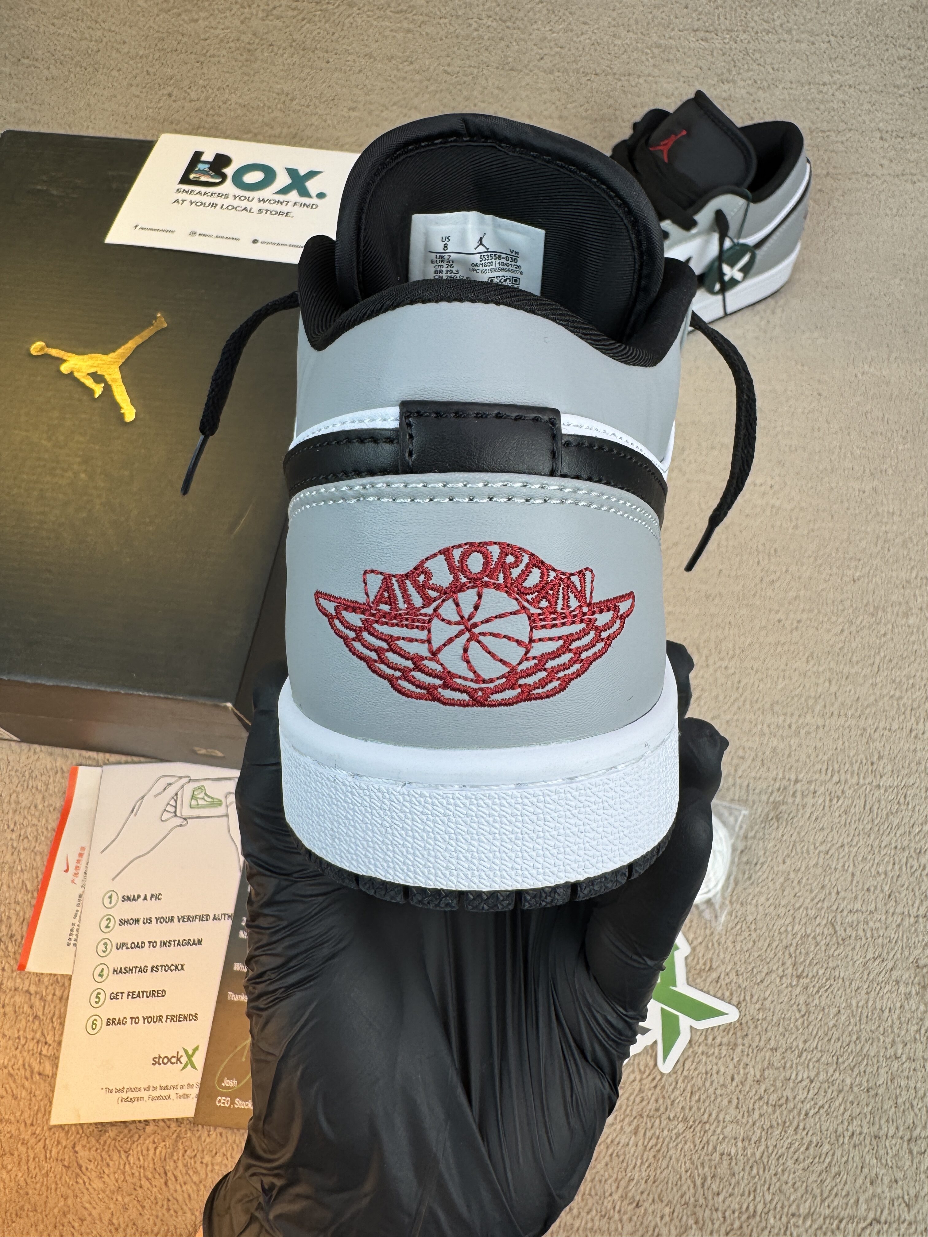 Jordan 1 Low Light Smoke Grey - Image 10